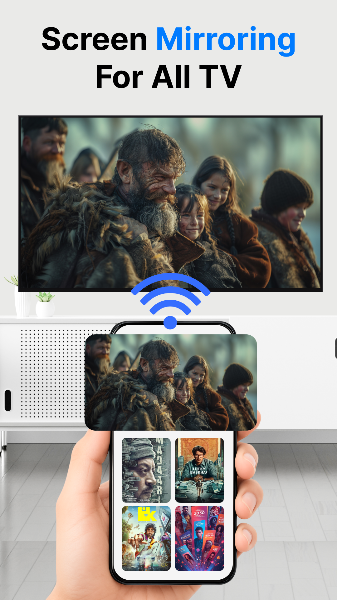 اسکرین شات 2 برنامه Screen Mirroring - Cast To TV