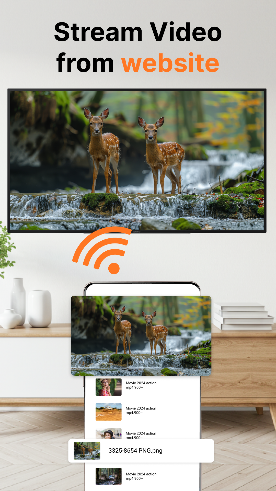اسکرین شات 7 برنامه Screen Mirroring - Cast To TV