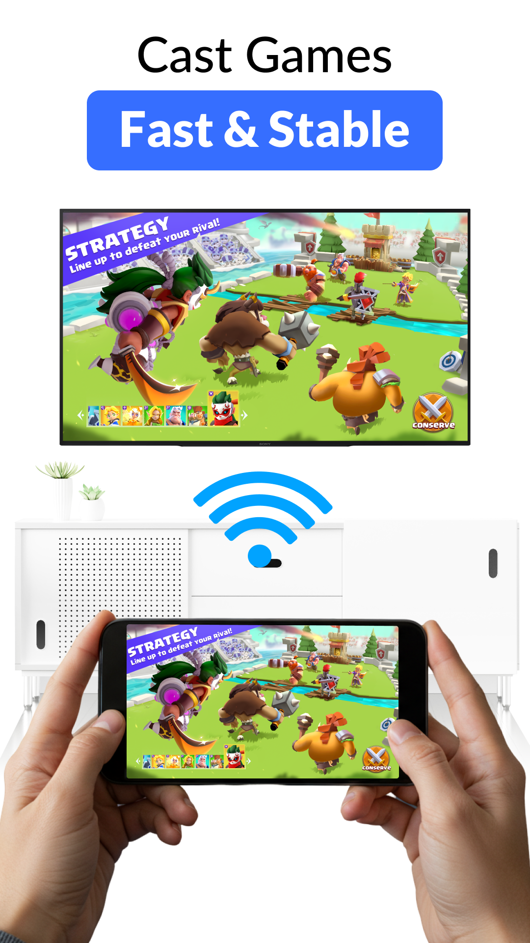 اسکرین شات 3 برنامه Screen Mirroring - Cast To TV