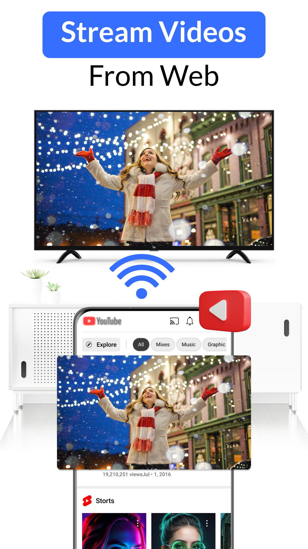 اسکرین شات 6 برنامه Screen Mirroring - Cast To TV