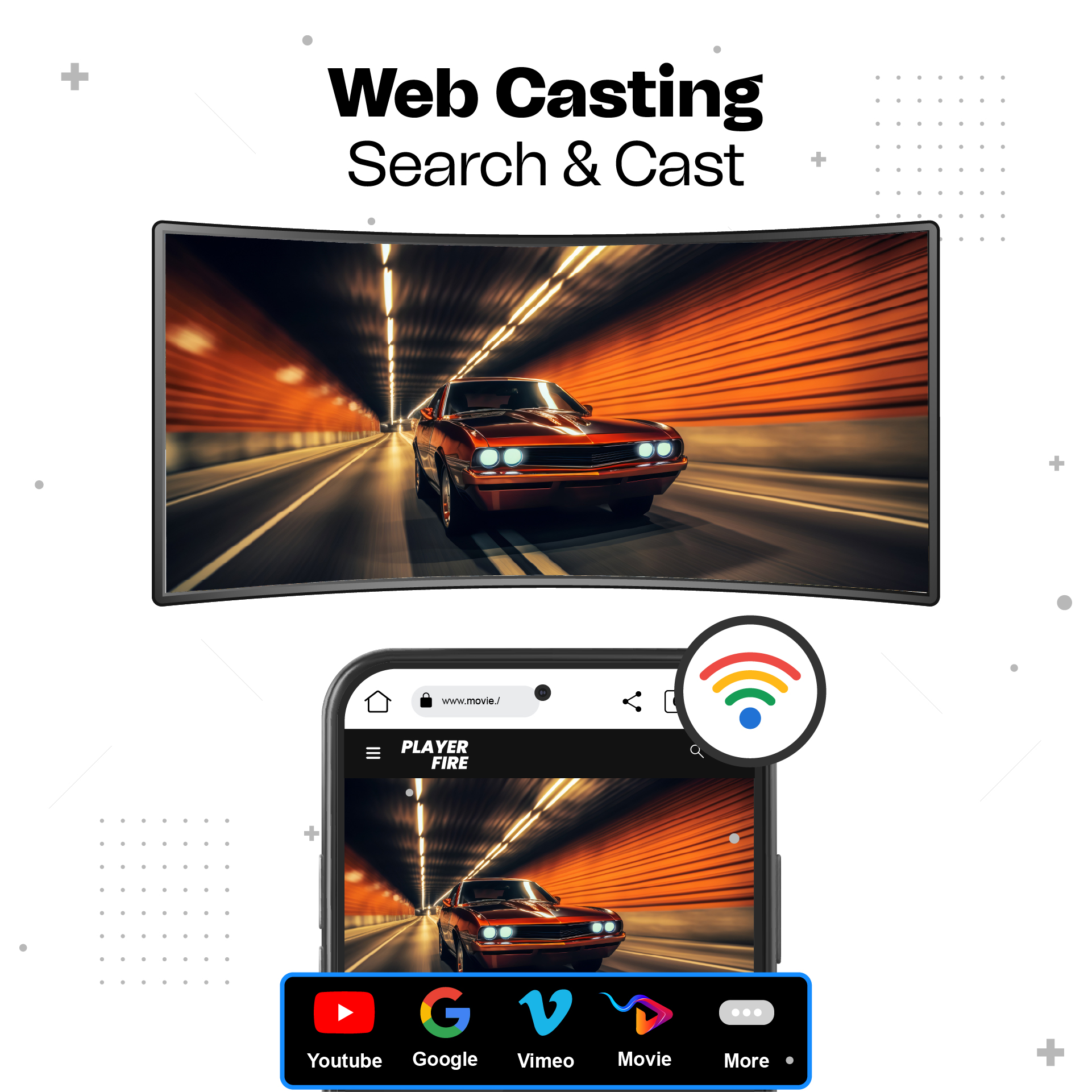 اسکرین شات 8 برنامه Cast for Chromecast - TV Cast