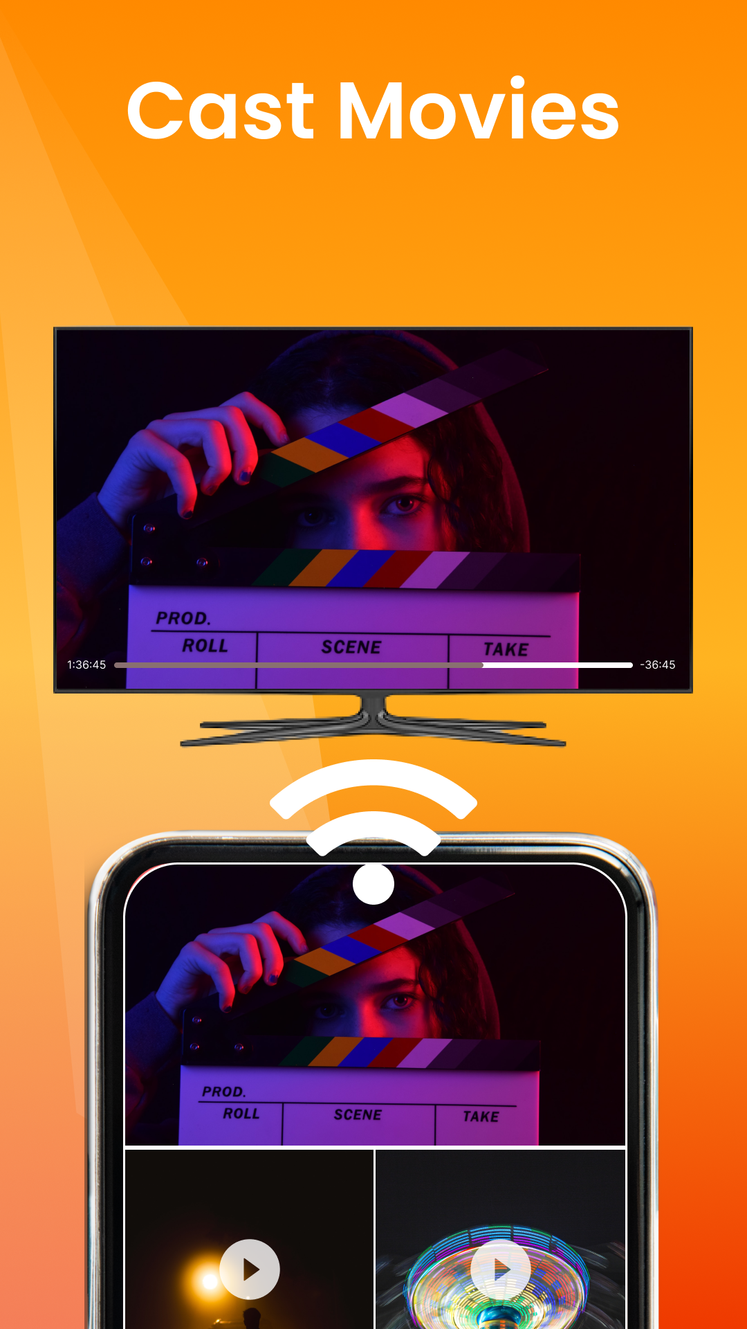 اسکرین شات 5 برنامه Projector Go: HD Video Cast