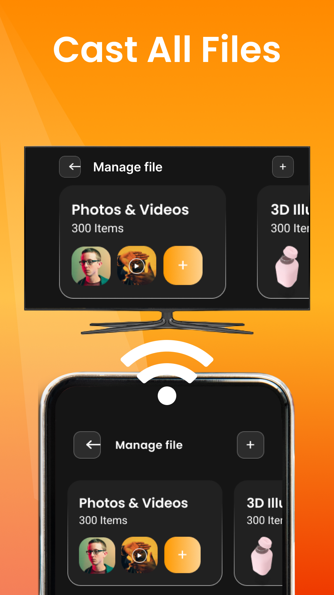 اسکرین شات 4 برنامه Projector Go: HD Video Cast
