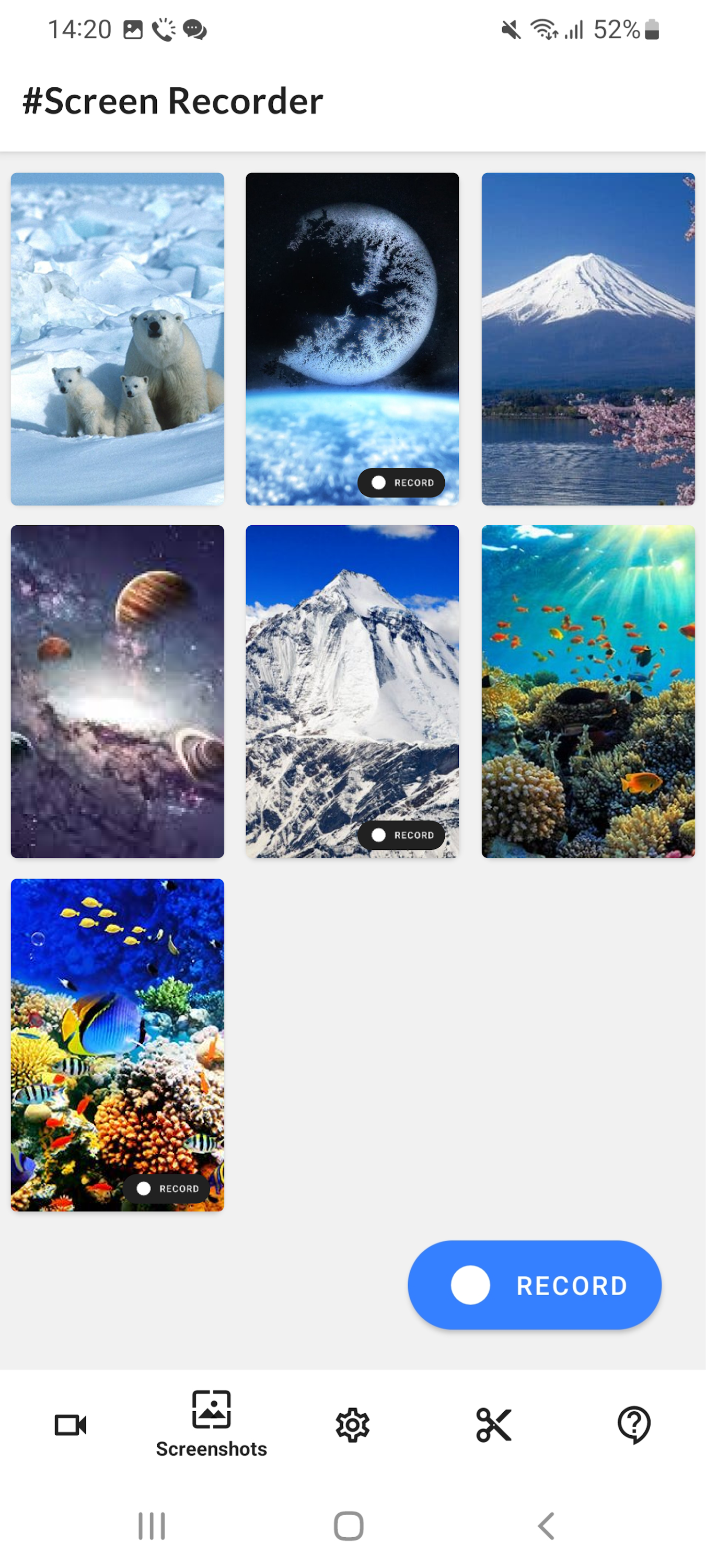 اسکرین شات 2 برنامه Screen Recorder