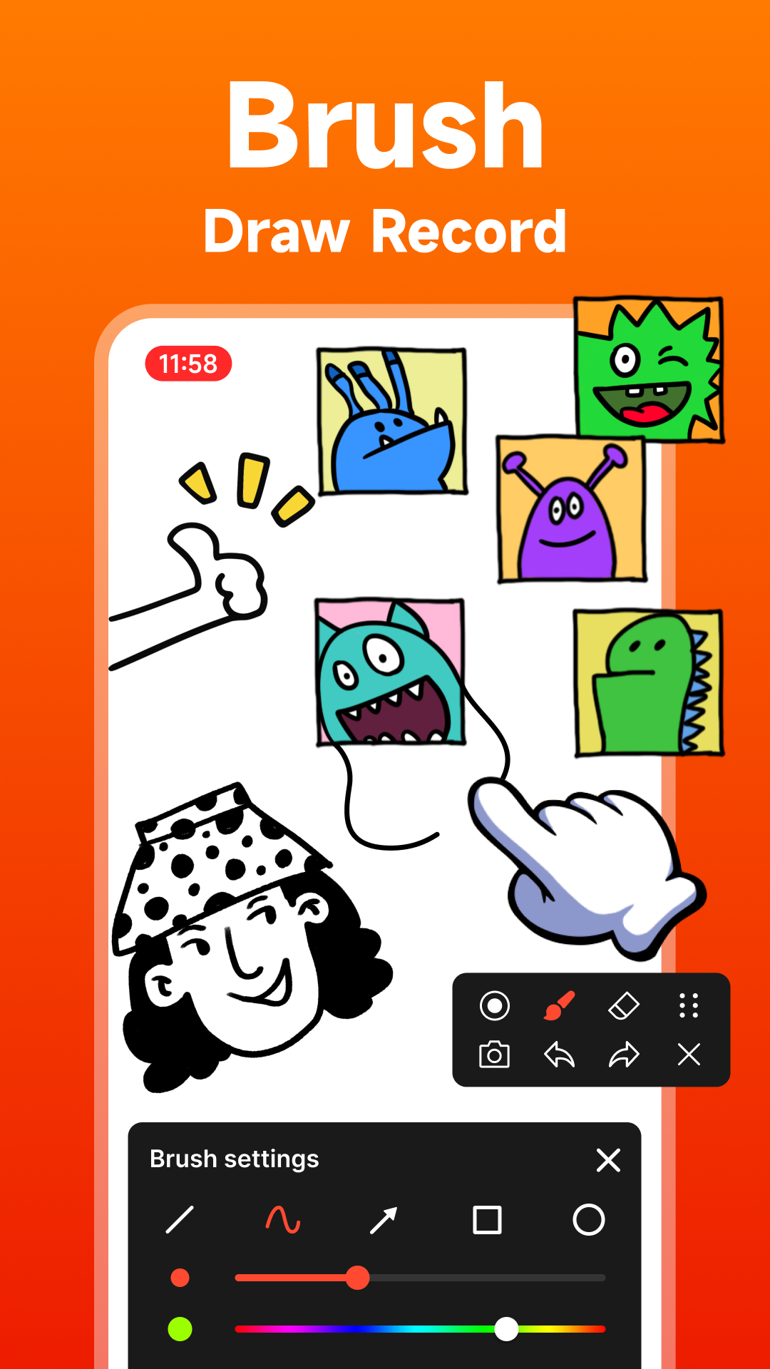 اسکرین شات 4 برنامه Screen Recorder: Nuts Recorder