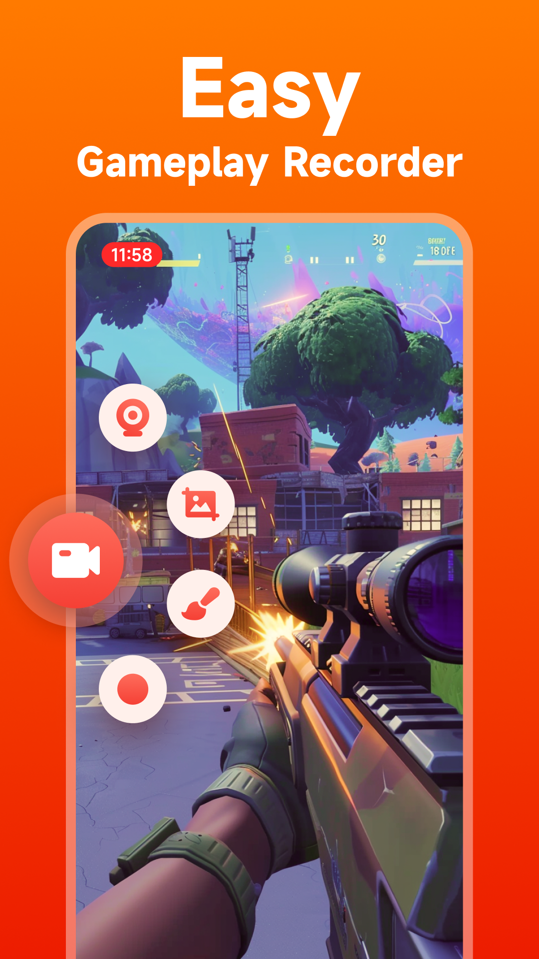 اسکرین شات 1 برنامه Screen Recorder: Nuts Recorder