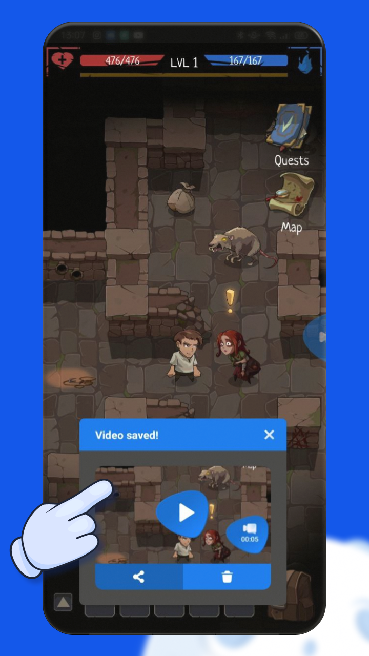 اسکرین شات 5 برنامه Screen Recorder Studio - video