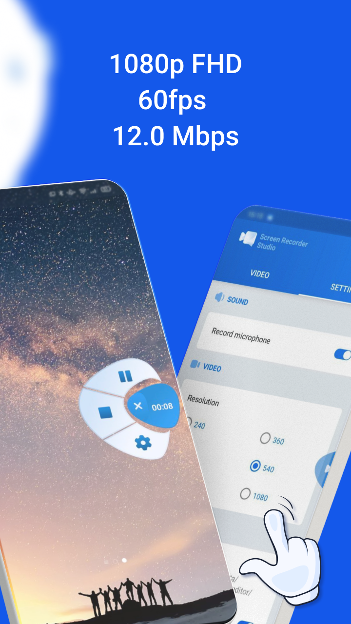 اسکرین شات 4 برنامه Screen Recorder Studio - video