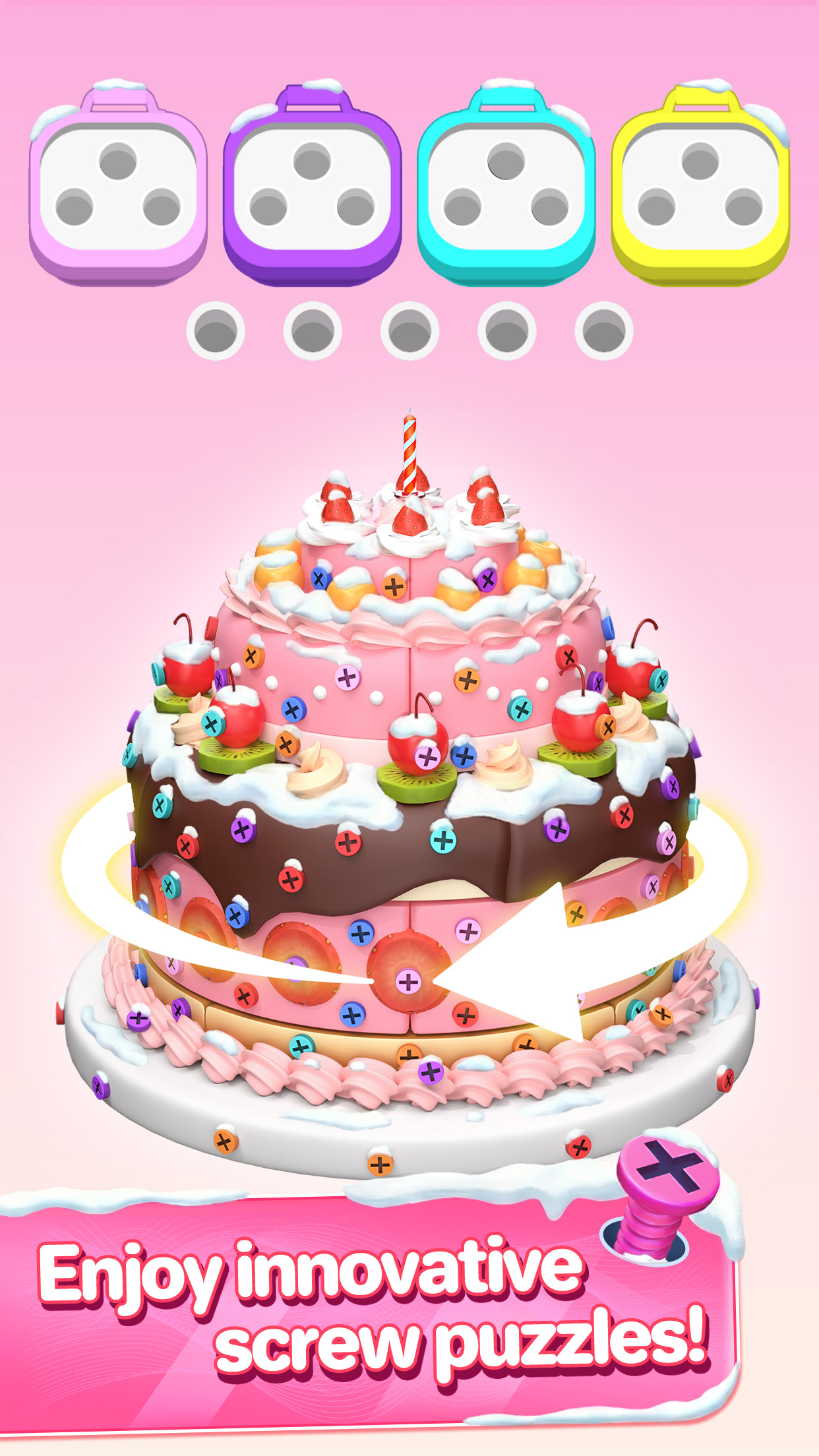 اسکرین شات 6 بازی Screw Sort Jam™ - Screw 3d