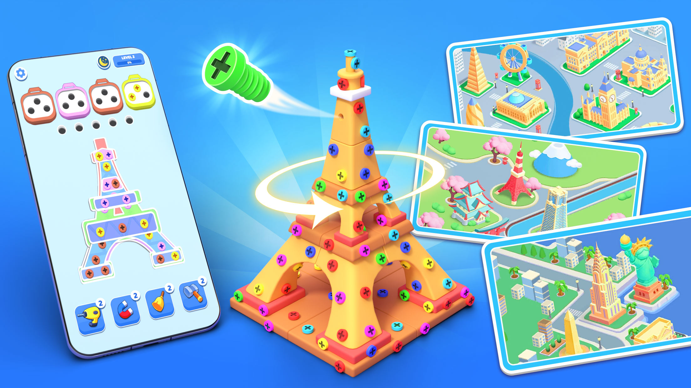 اسکرین شات 1 بازی Screw Sort Jam™ - Screw 3d