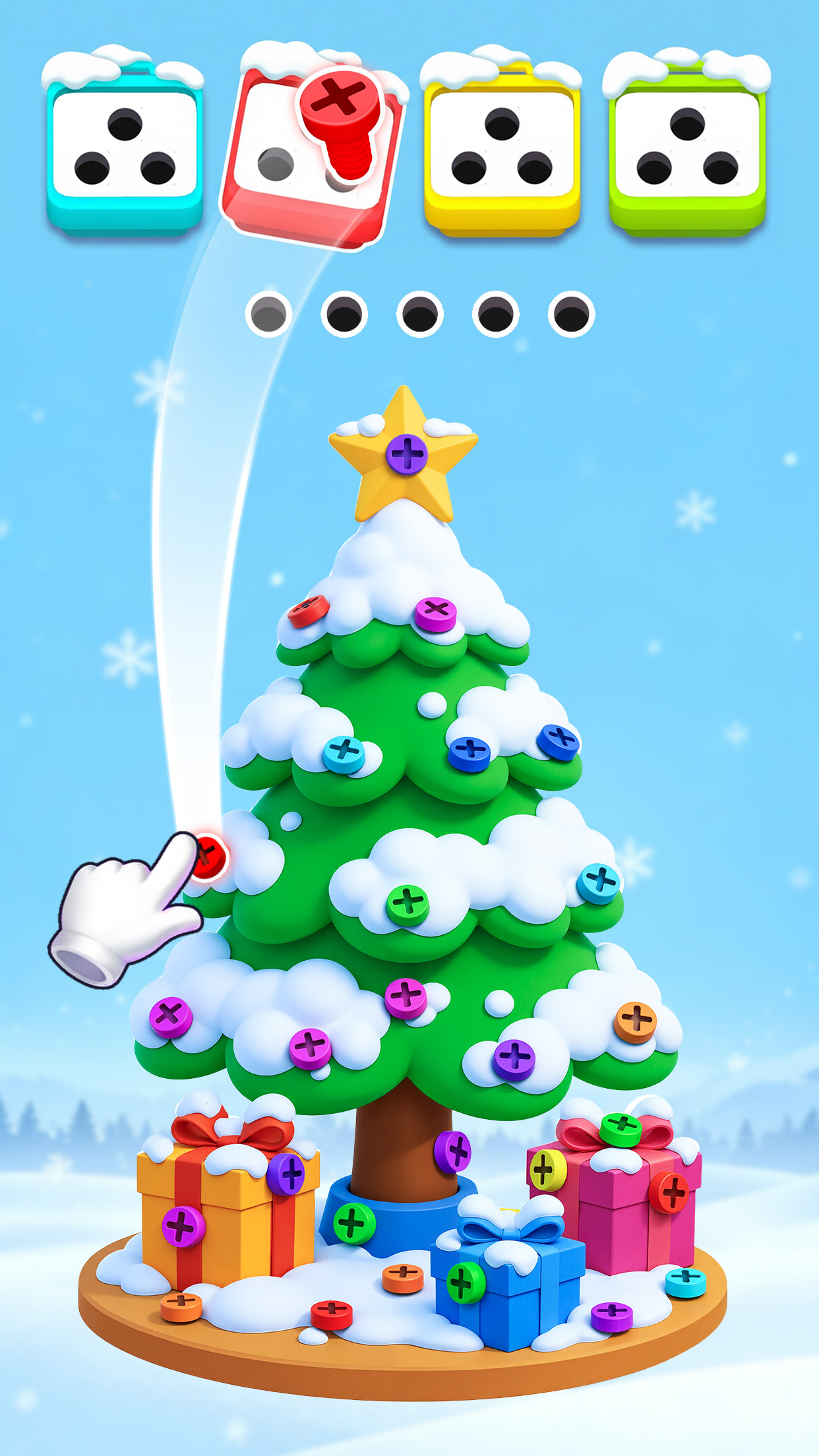 اسکرین شات 1 بازی Screw Tap Jam™: Screw Sort 3D