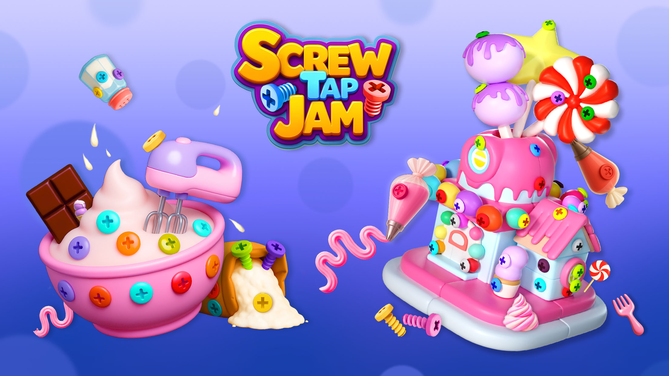 اسکرین شات 1 بازی Screw Tap Jam™: Screw Sort 3D