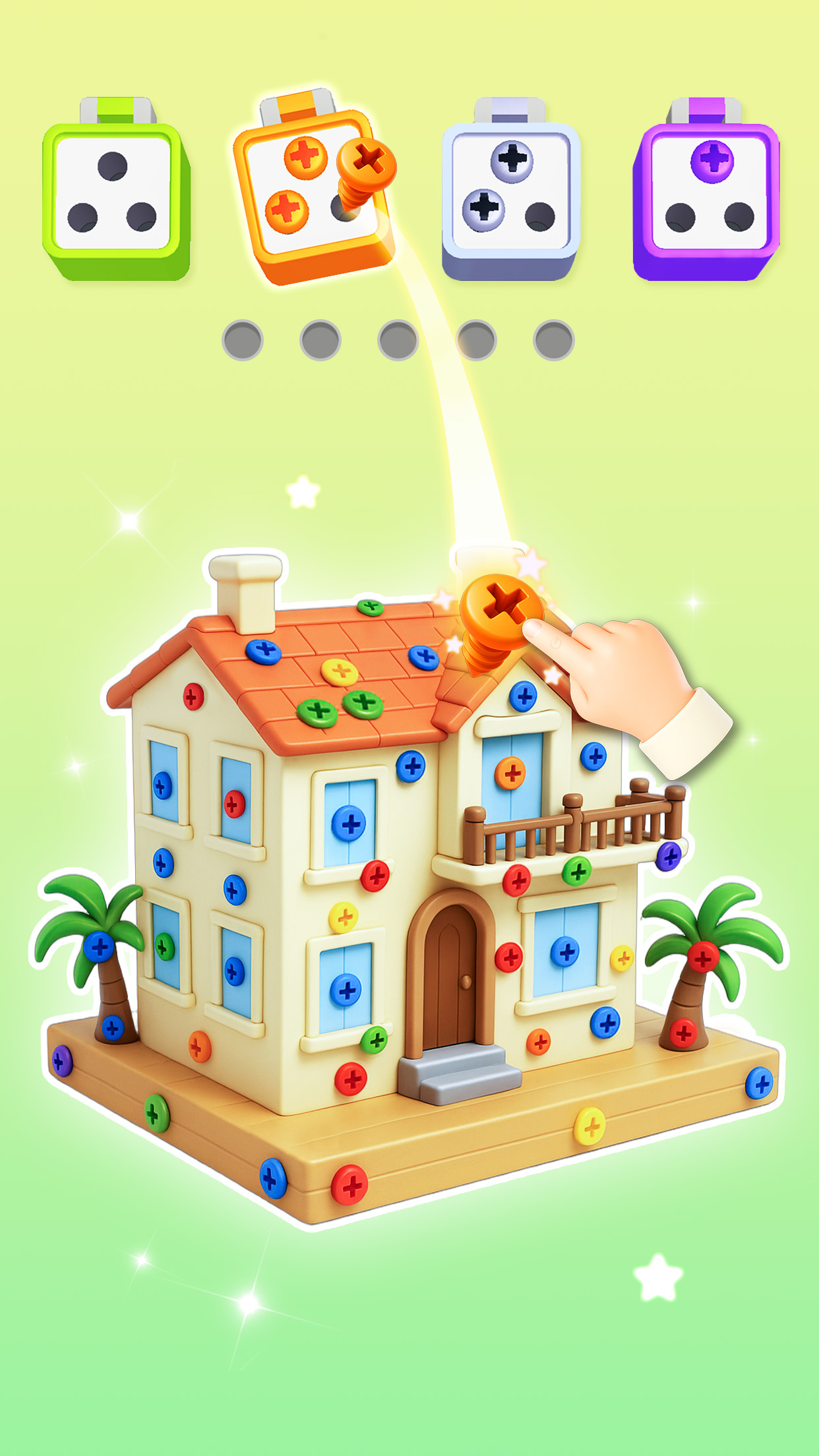 اسکرین شات 1 بازی Screw Sort 3D: Screw Puzzle