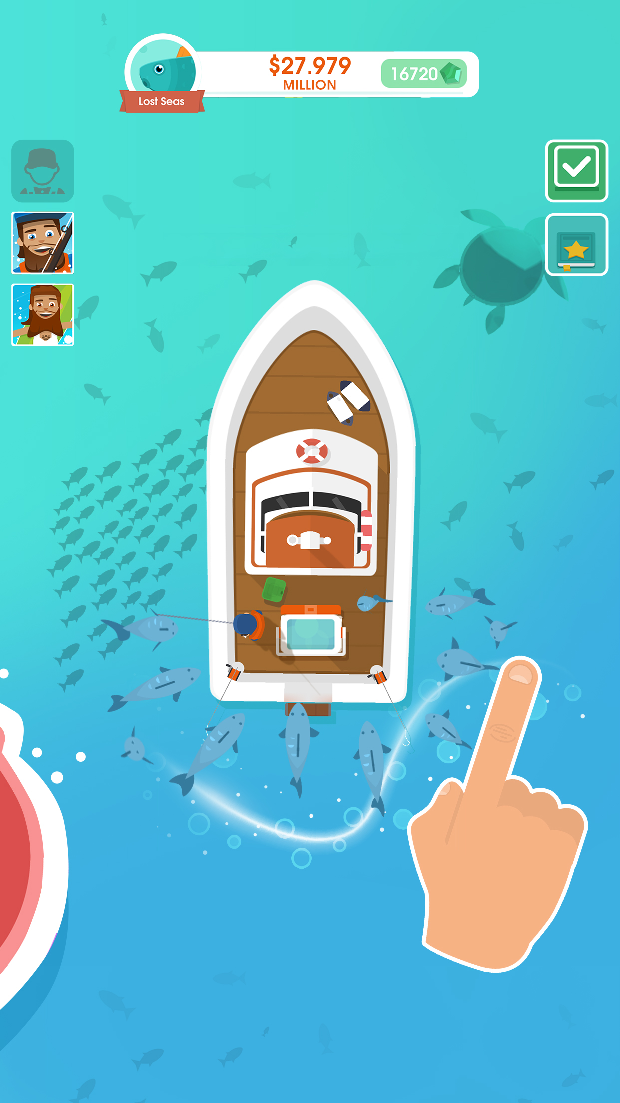 اسکرین شات 8 بازی Hooked Inc: Fishing Games