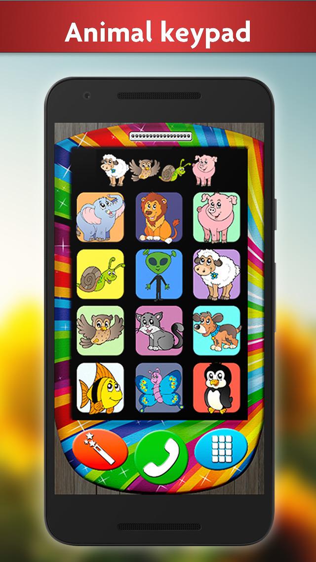 اسکرین شات 2 بازی Baby Phone Game - Cute Animals