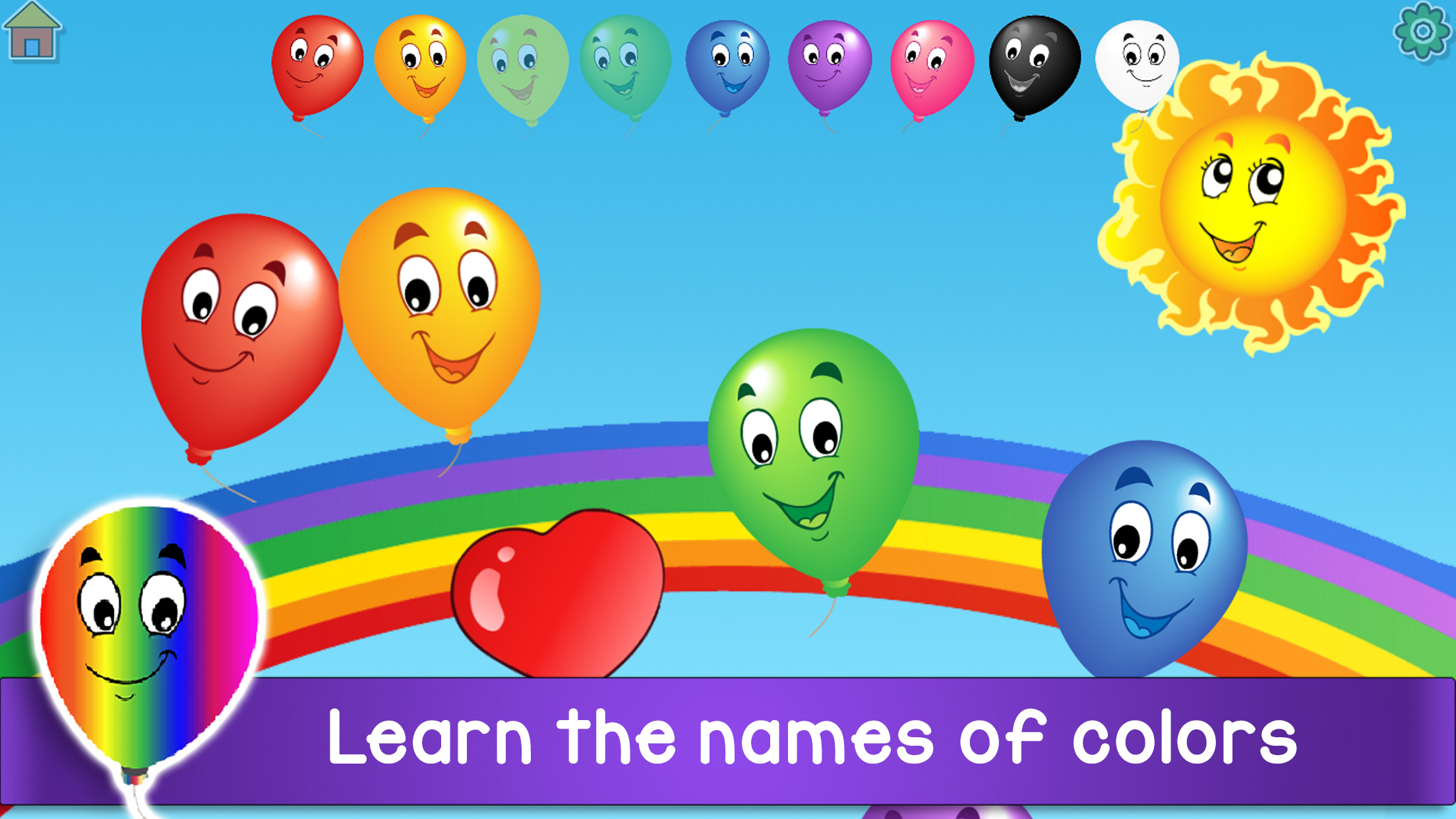 اسکرین شات 5 بازی Kids Balloon Pop Game