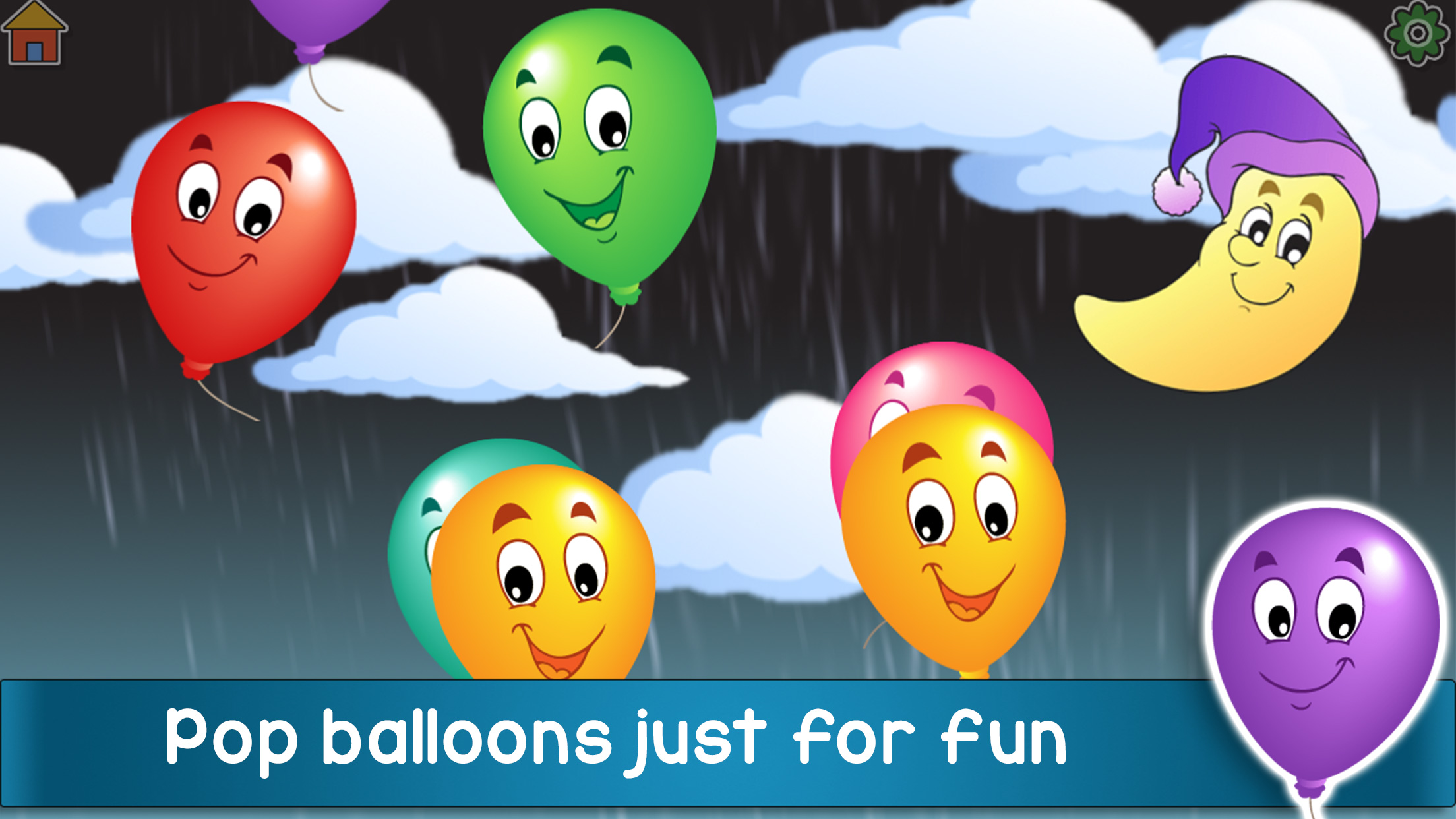 اسکرین شات 2 بازی Kids Balloon Pop Game