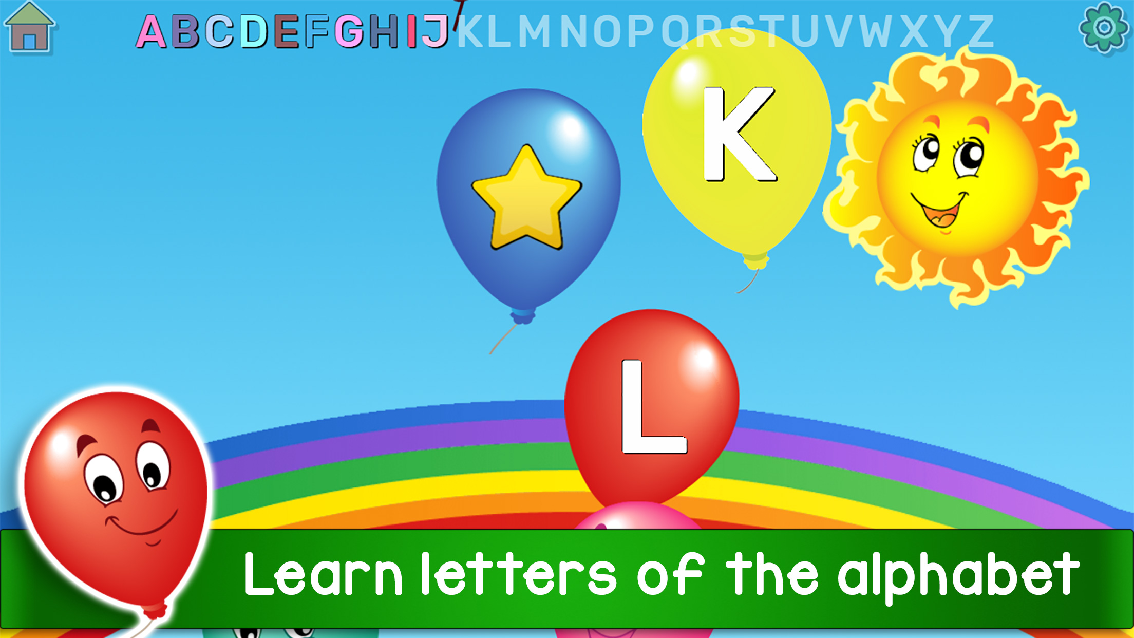 اسکرین شات 3 بازی Kids Balloon Pop Game