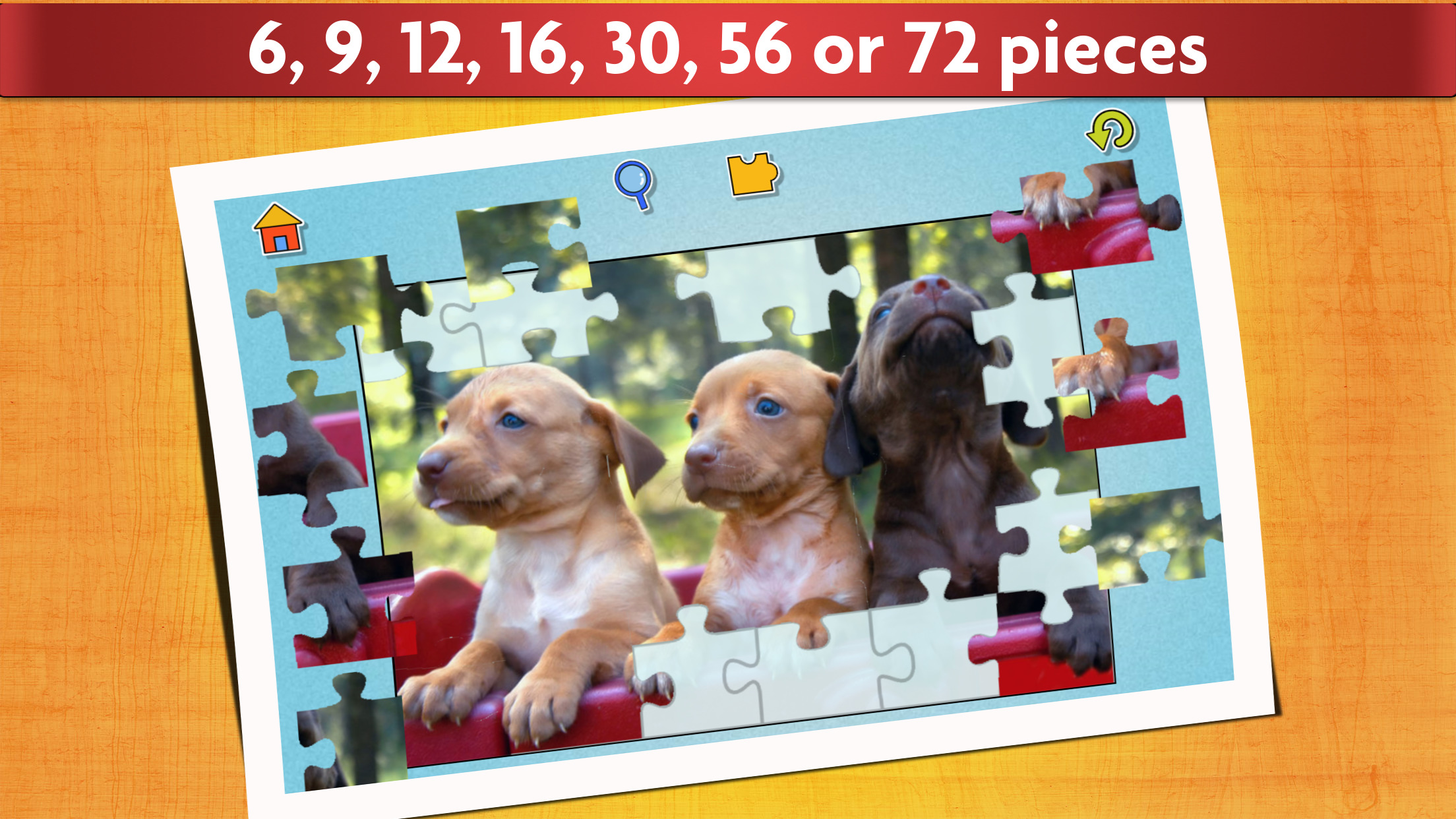 اسکرین شات 3 بازی Puzzle Games Dogs Jigsaw