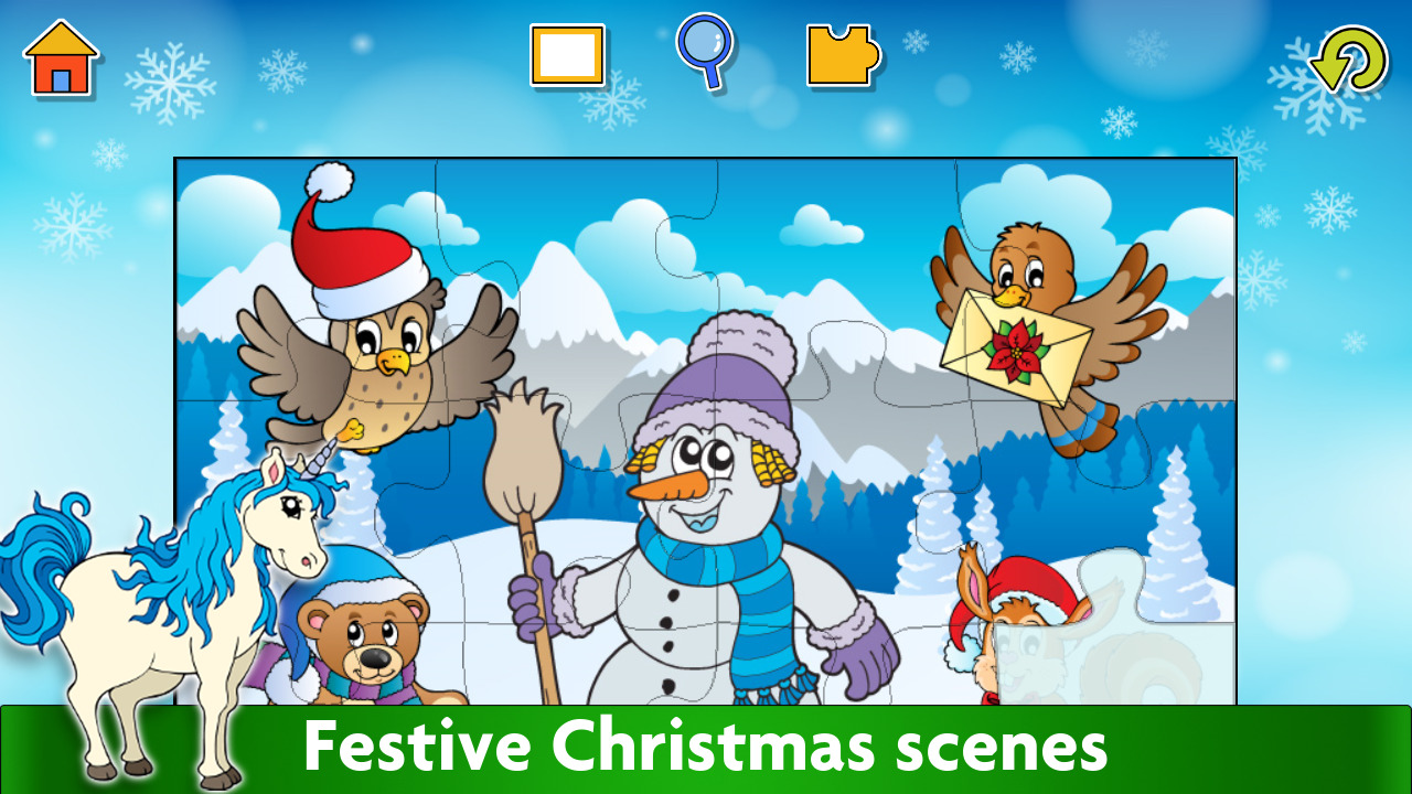 اسکرین شات 4 بازی Kids Christmas Jigsaw Puzzles