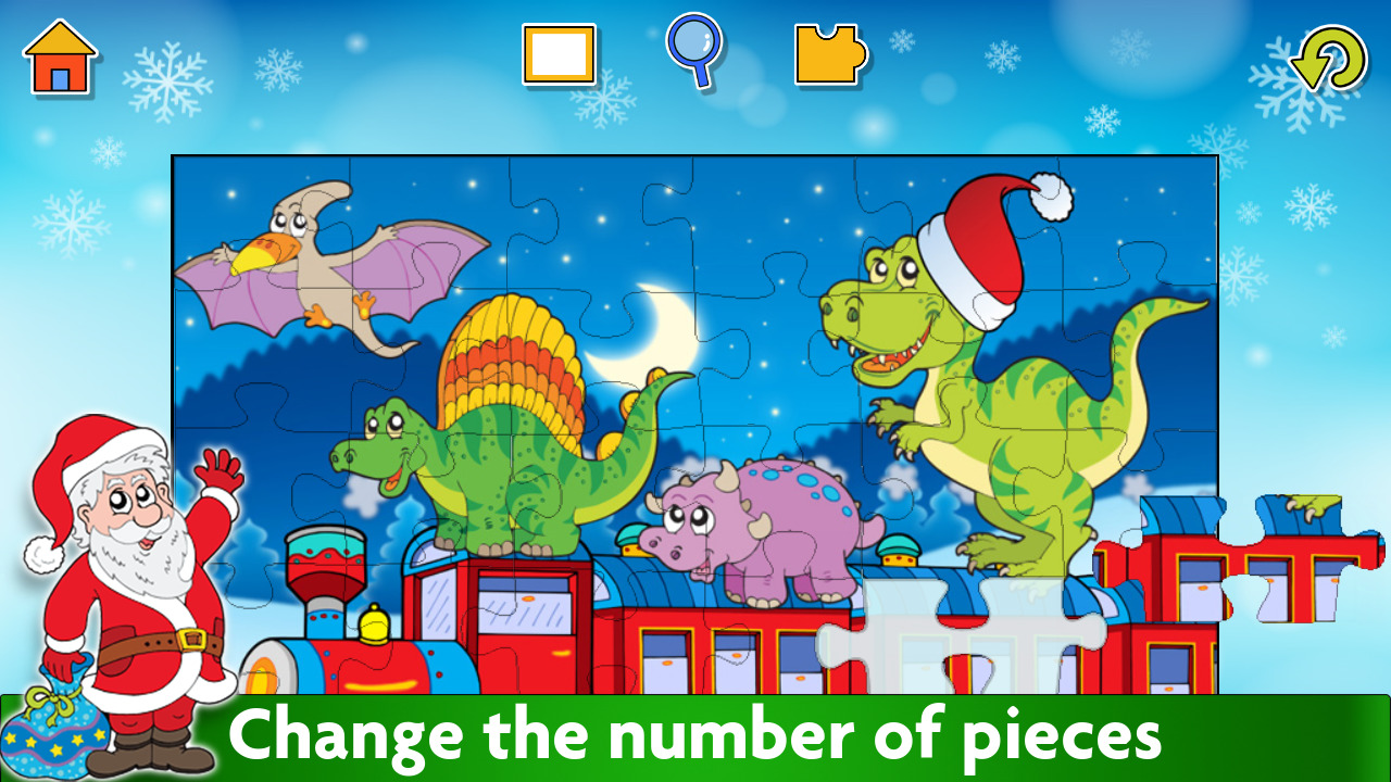 اسکرین شات 2 بازی Kids Christmas Jigsaw Puzzles