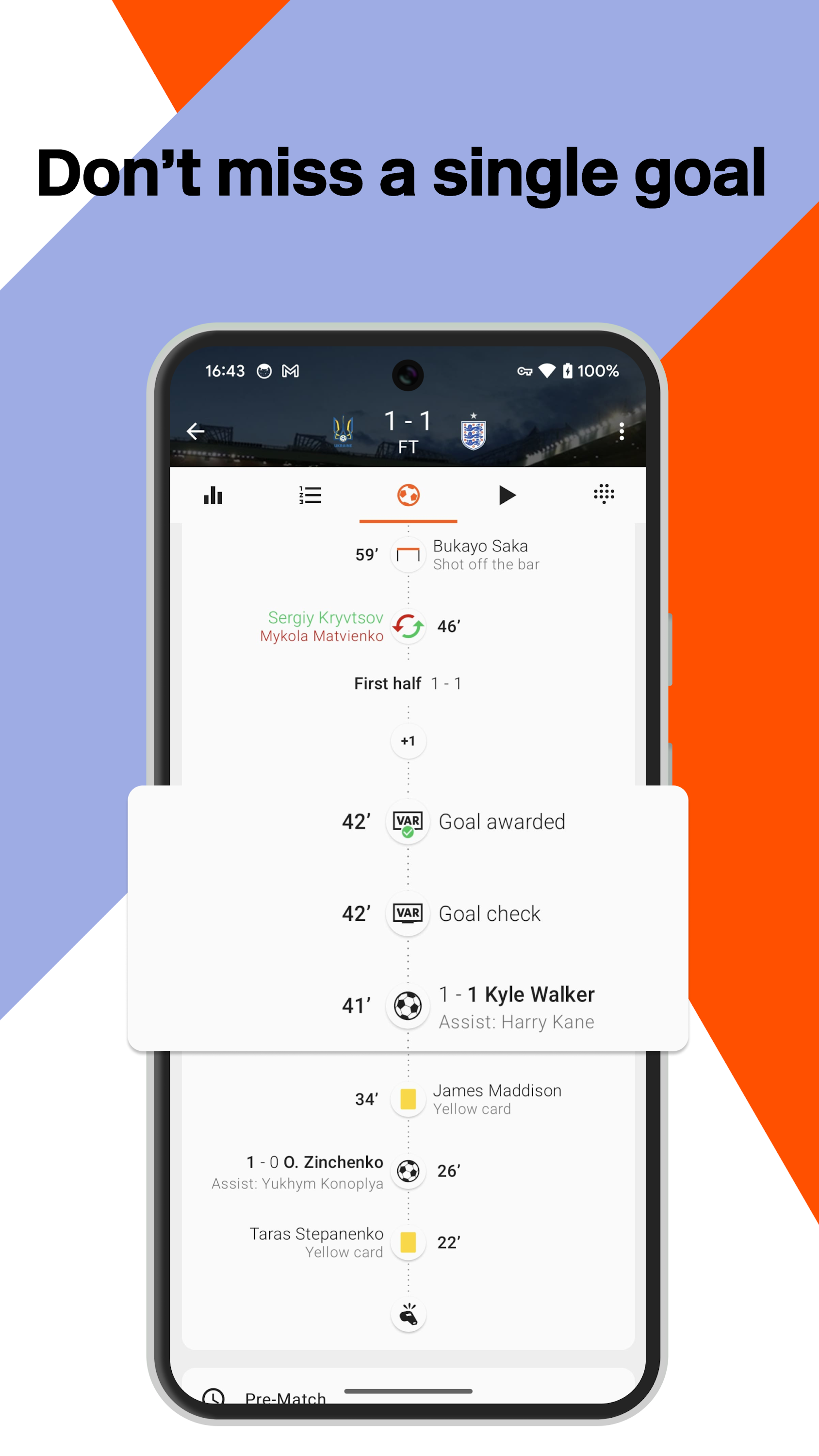 اسکرین شات 3 برنامه Forza Football - Soccer Scores