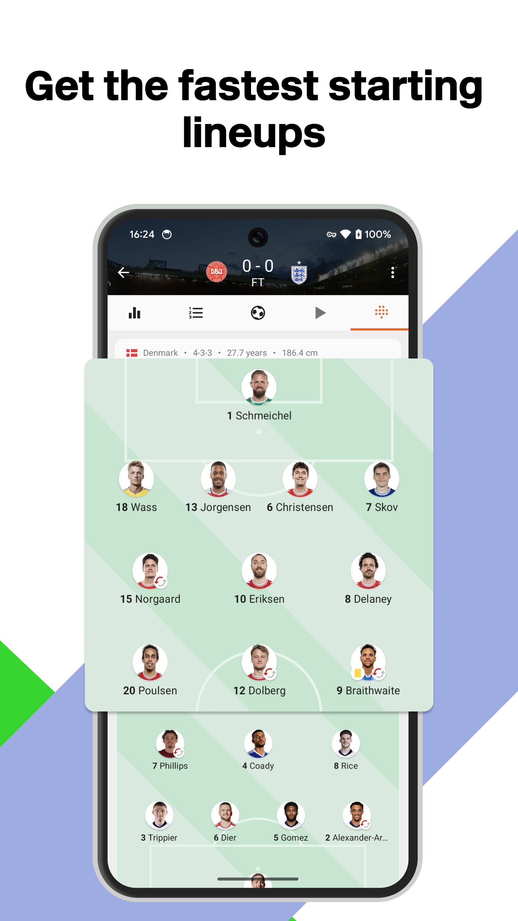 اسکرین شات 2 برنامه Forza Football - Soccer Scores