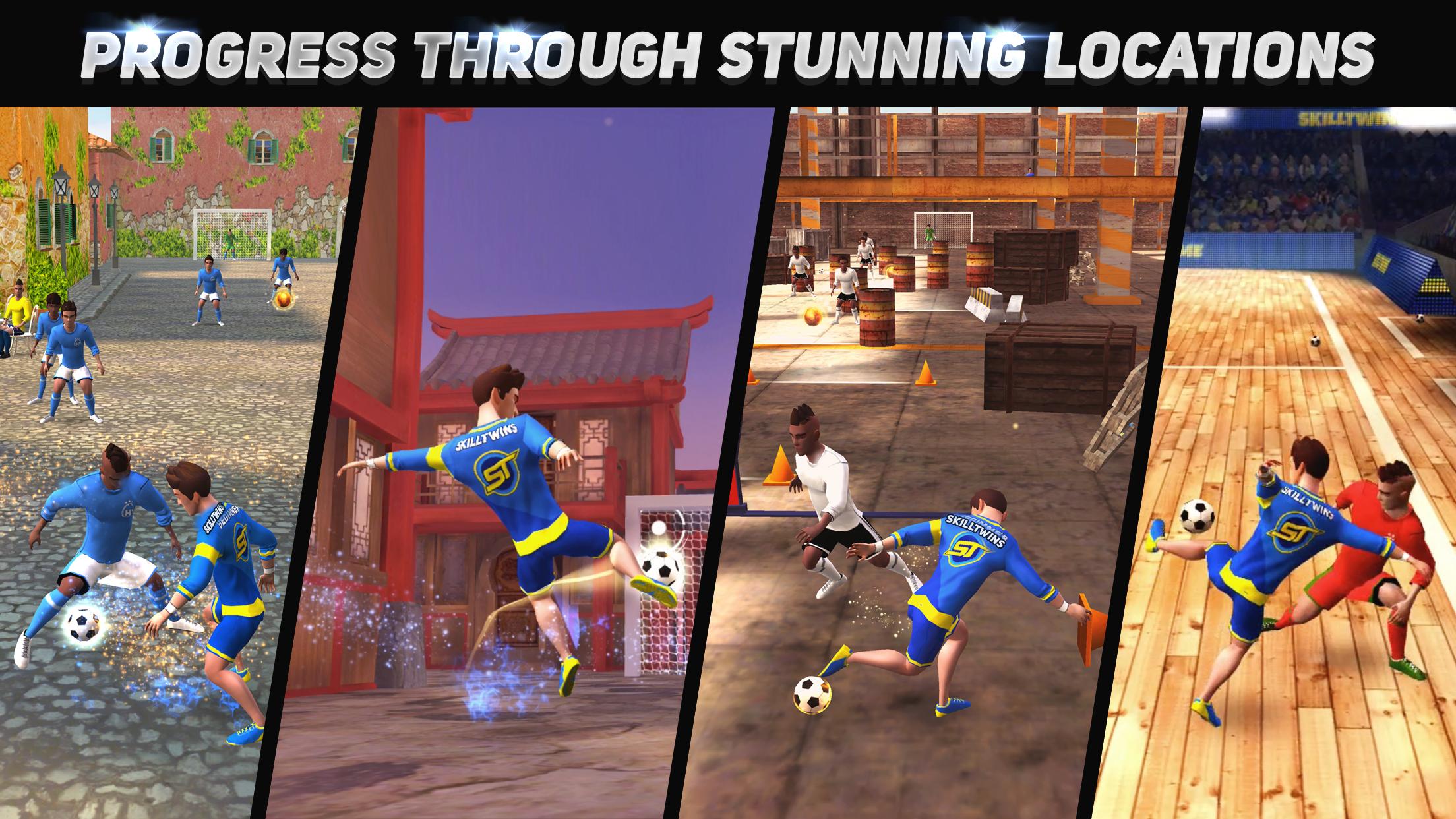 اسکرین شات 3 بازی SkillTwins: Soccer Game