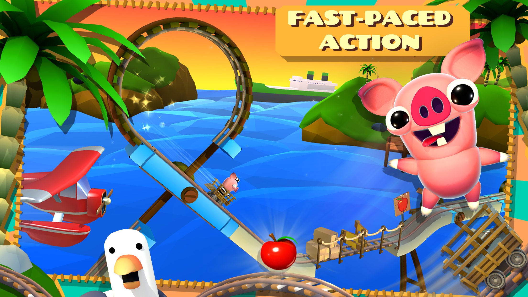 اسکرین شات 1 بازی Bacon Escape
