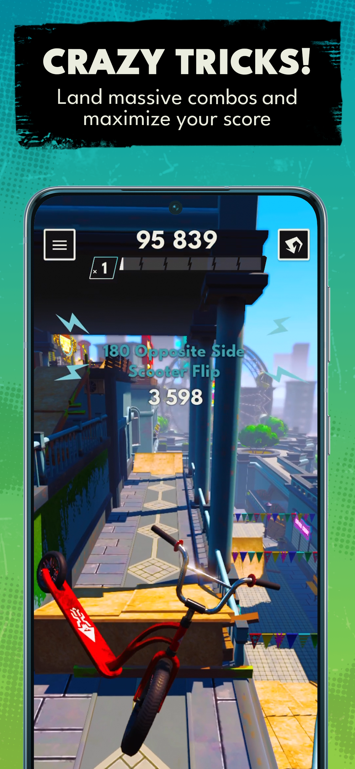 اسکرین شات 6 بازی Touchgrind Scooter