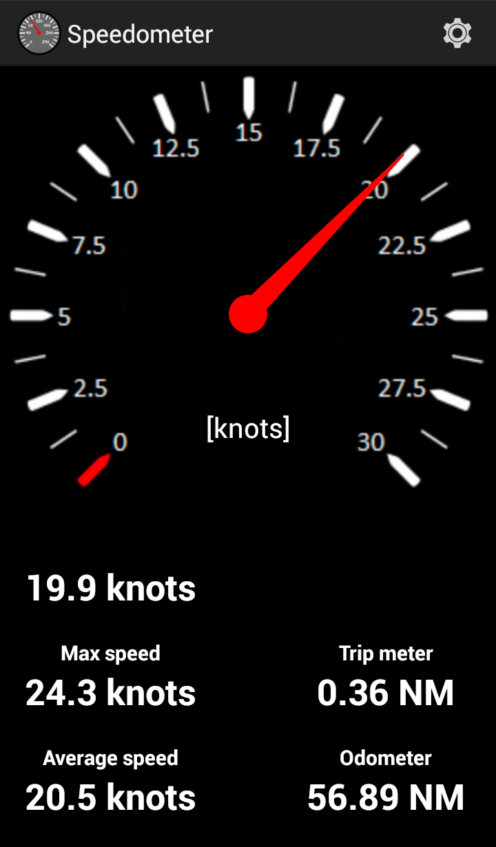 اسکرین شات 3 برنامه Speedometer