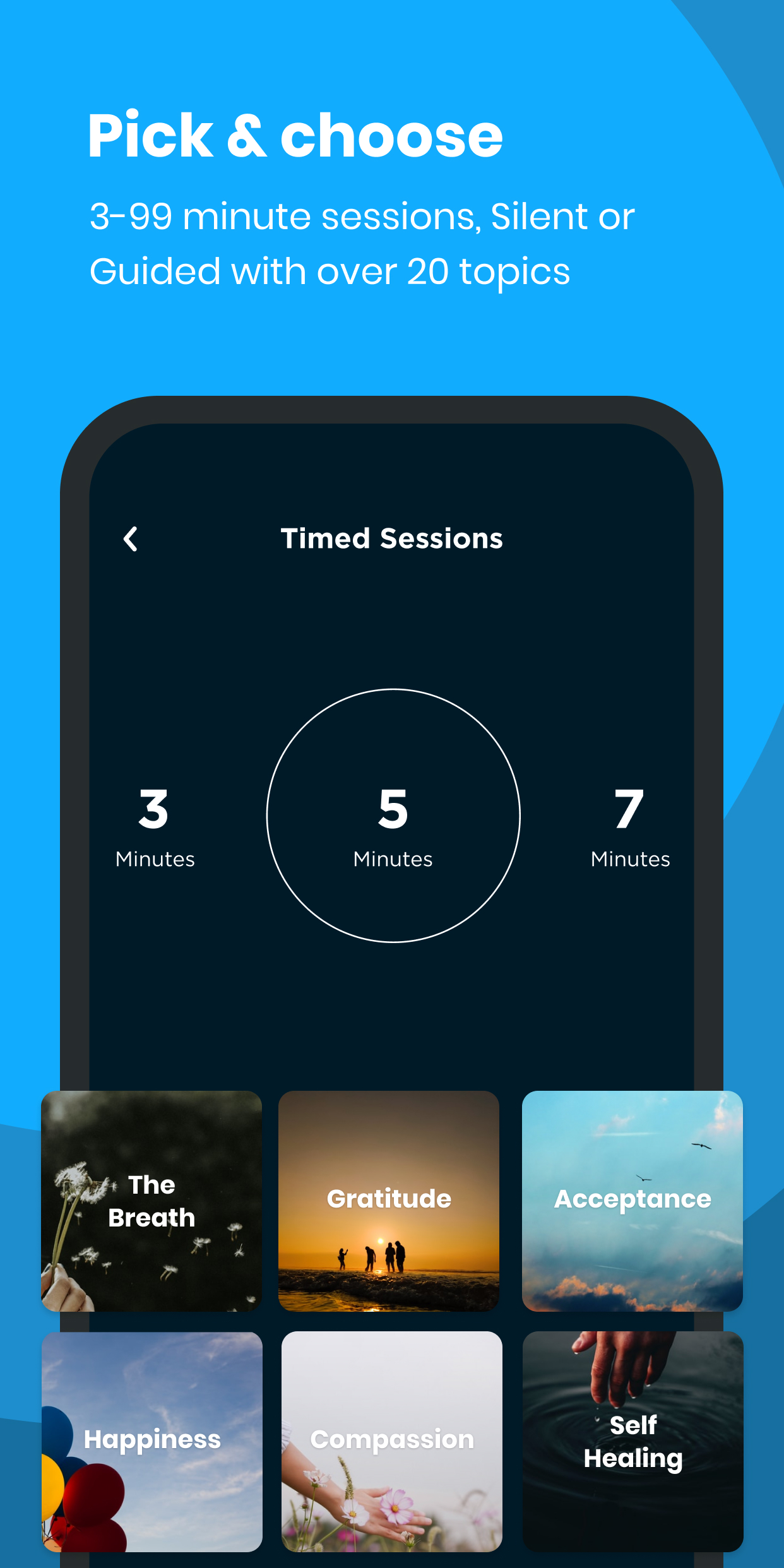 اسکرین شات 8 برنامه The Mindfulness App