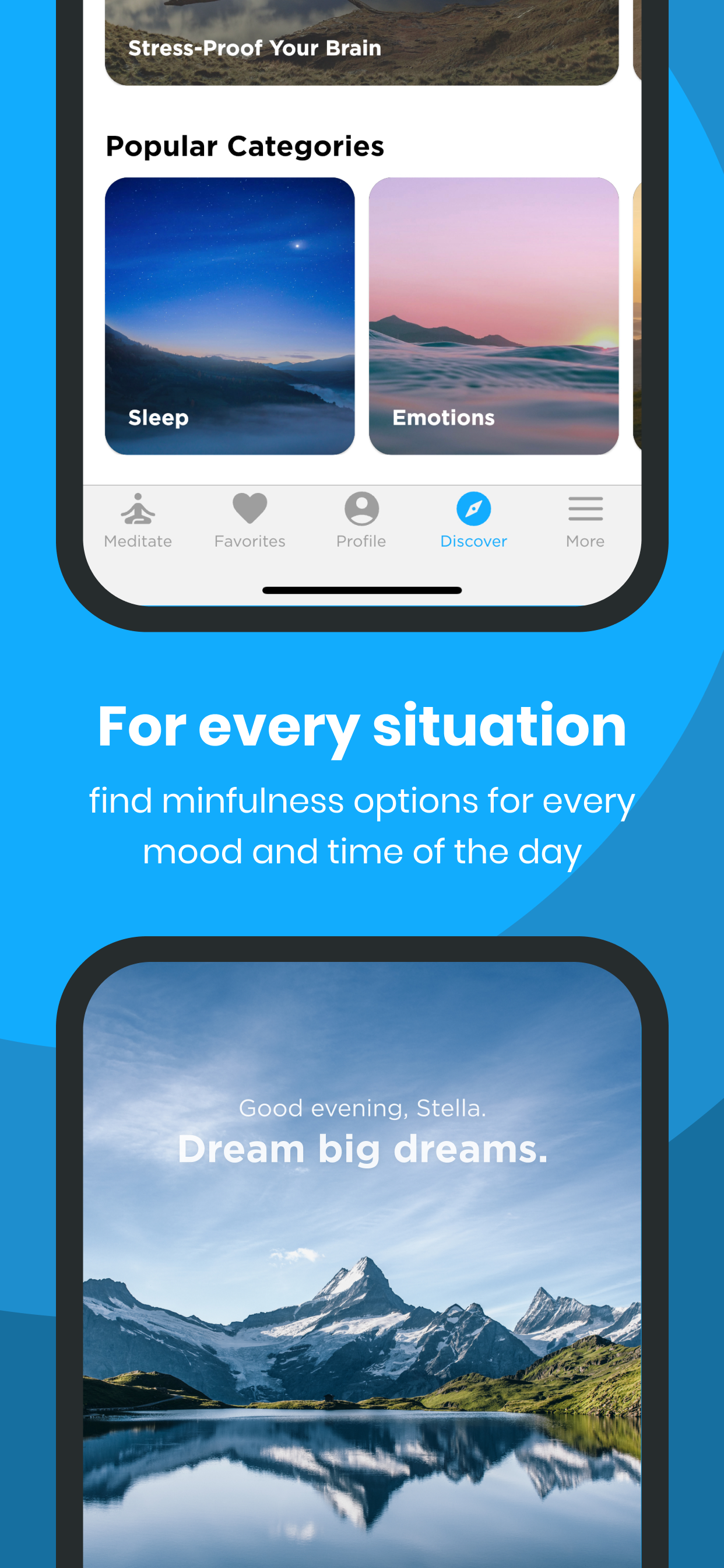 اسکرین شات 5 برنامه The Mindfulness App