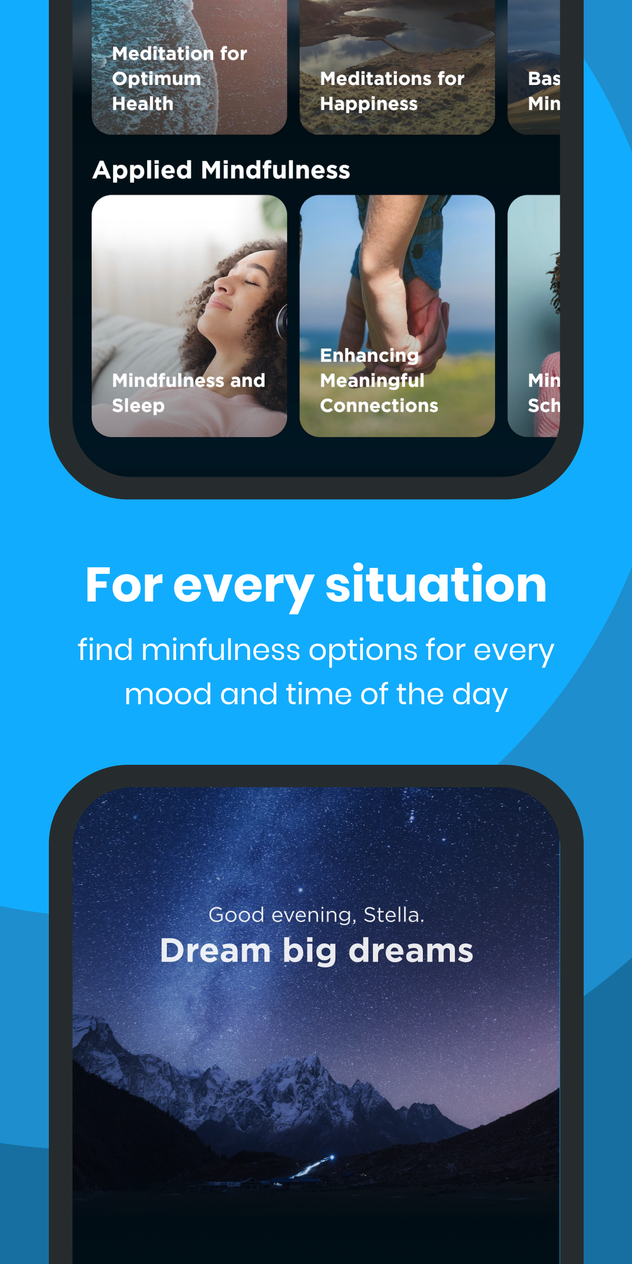 اسکرین شات 5 برنامه The Mindfulness App