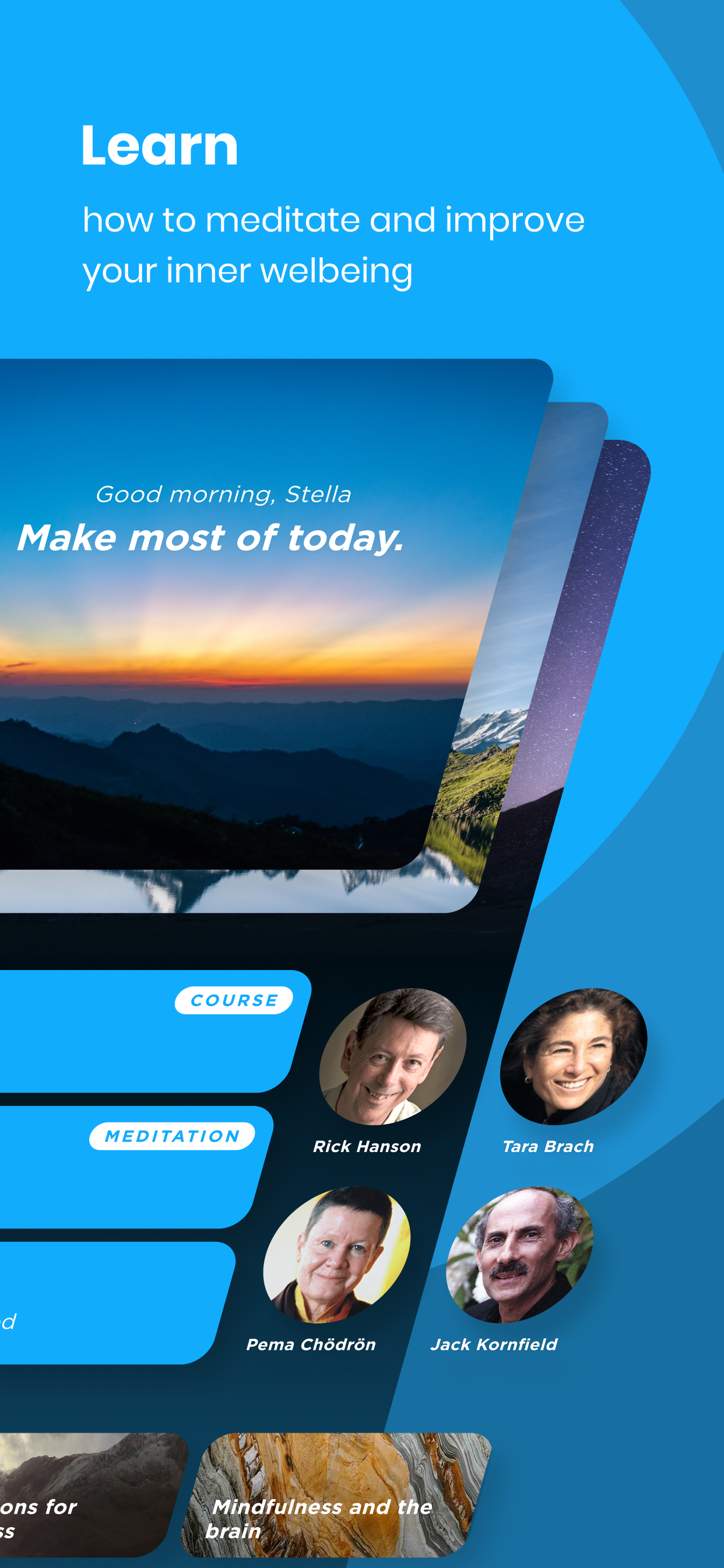 اسکرین شات 2 برنامه The Mindfulness App