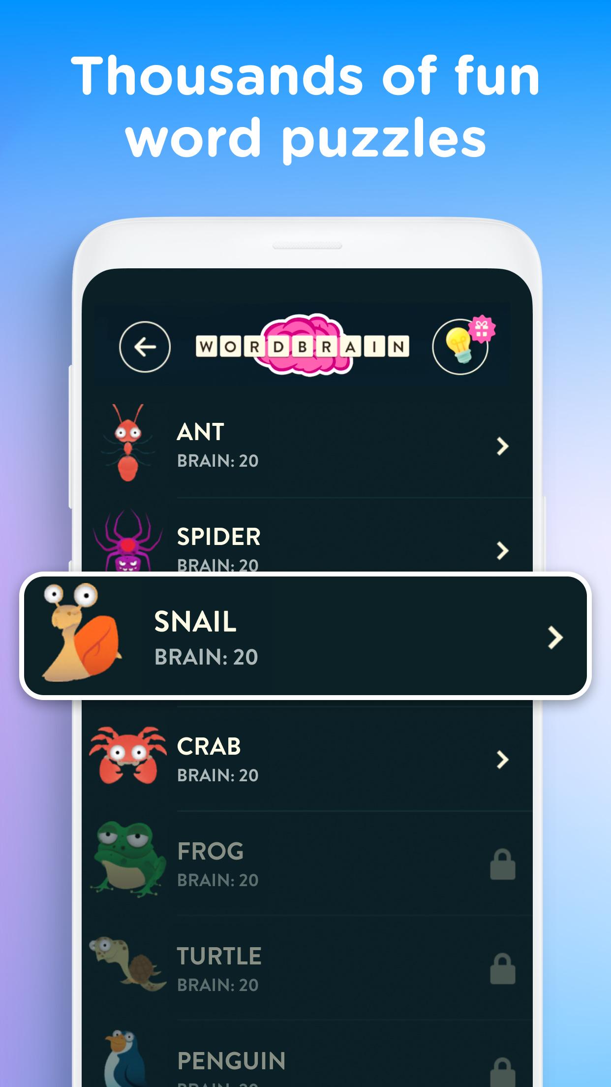 اسکرین شات 2 بازی WordBrain - Word puzzle game