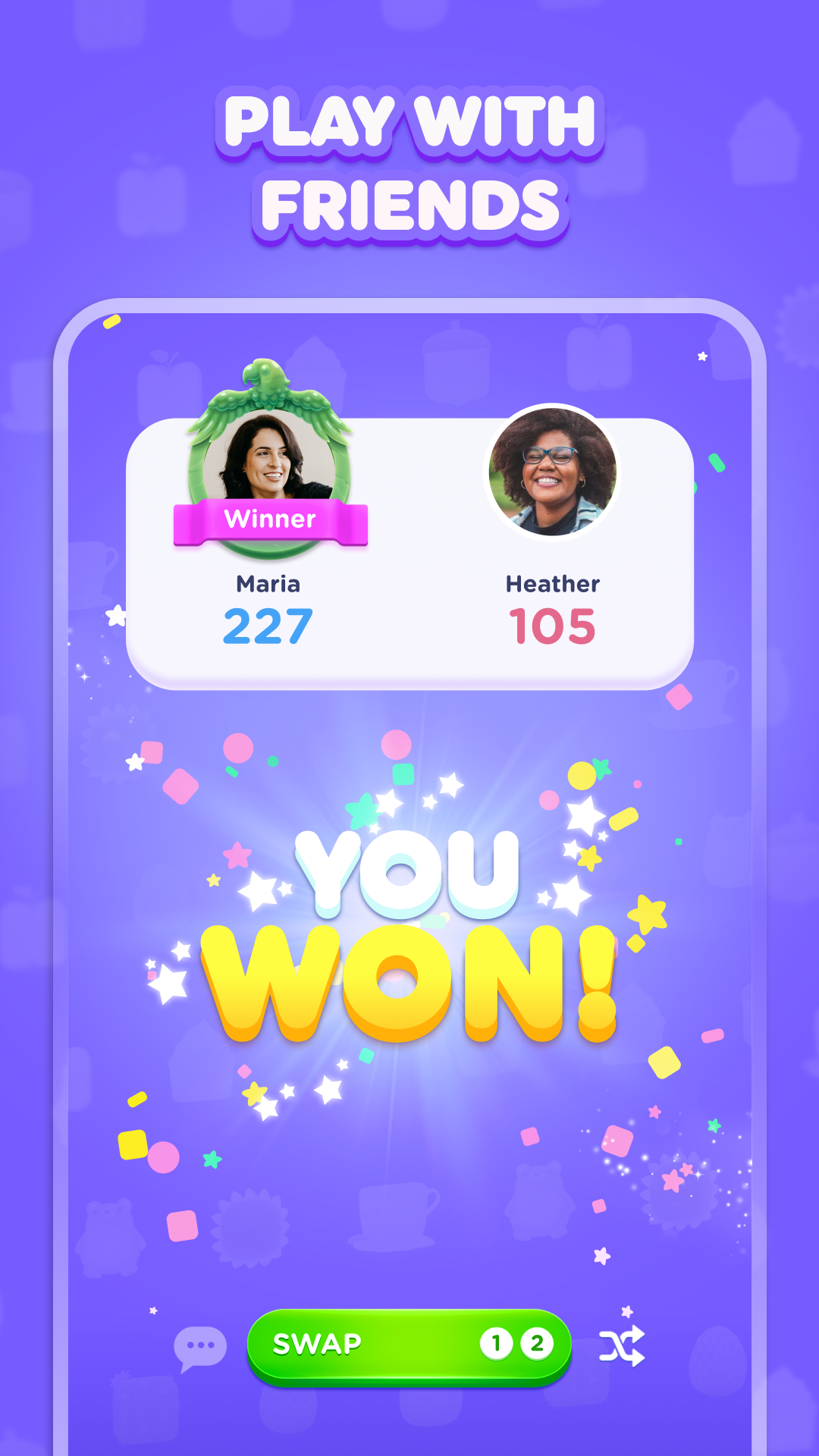 اسکرین شات 6 بازی Wordzee! - Puzzle Word Game