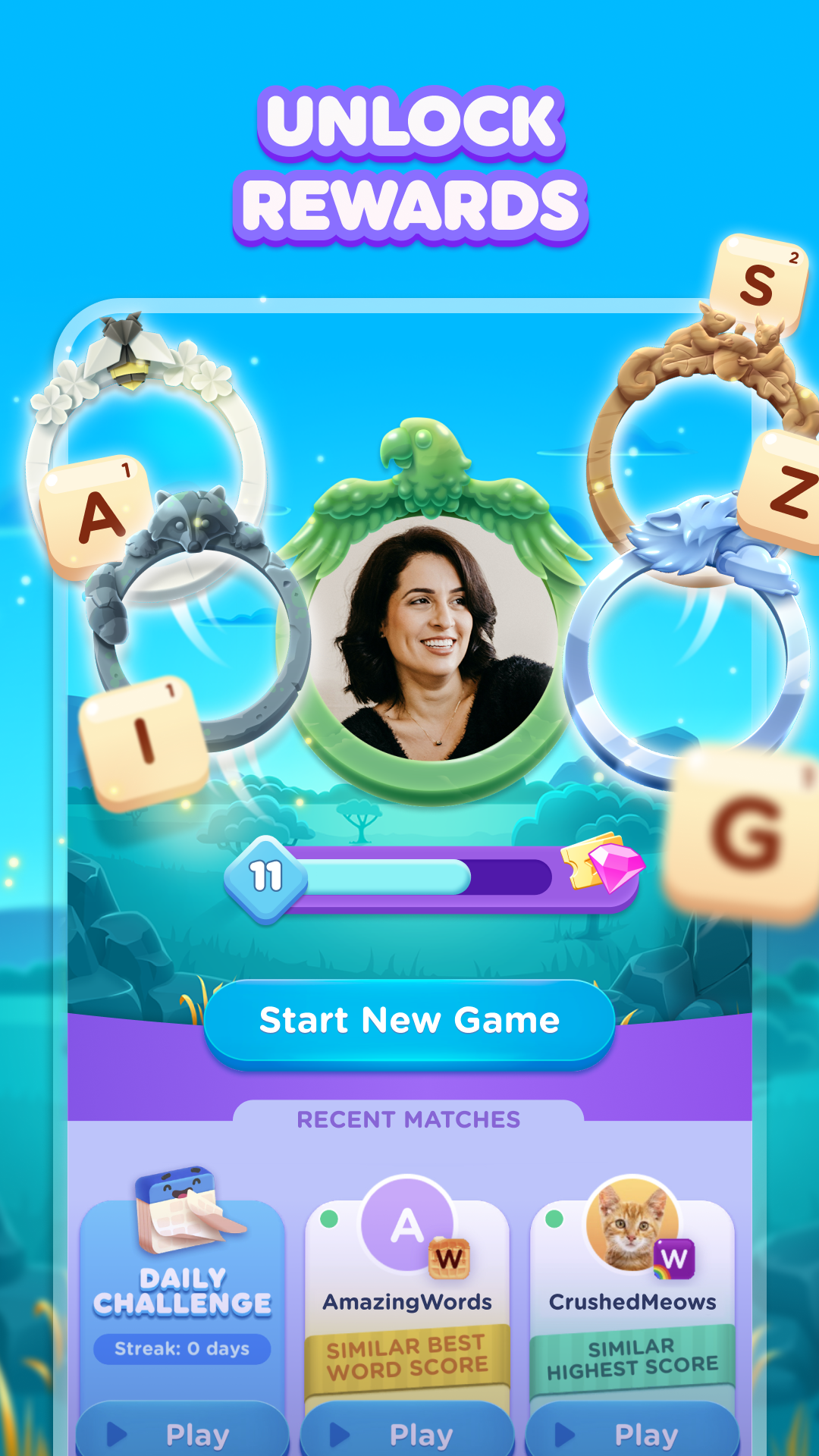 اسکرین شات 5 بازی Wordzee! - Puzzle Word Game
