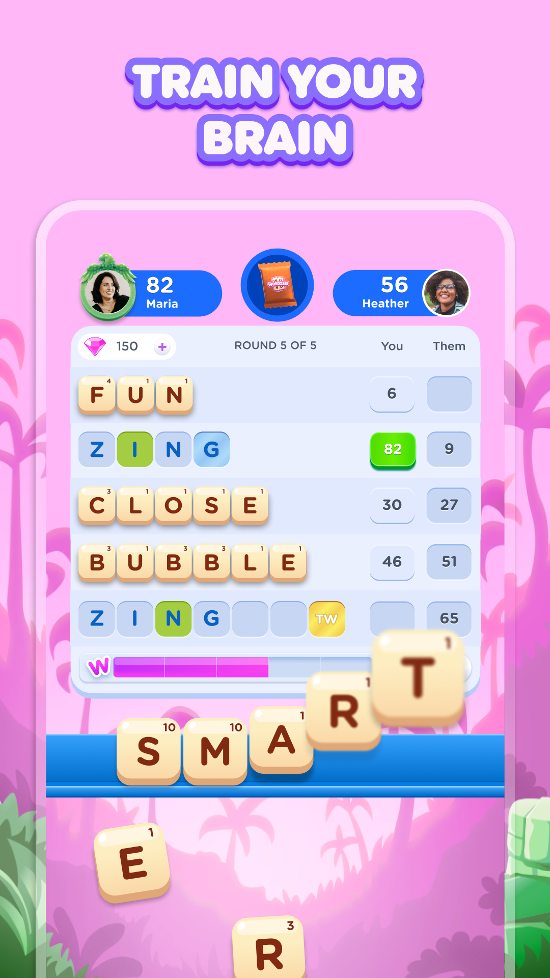 اسکرین شات 1 بازی Wordzee! - Puzzle Word Game