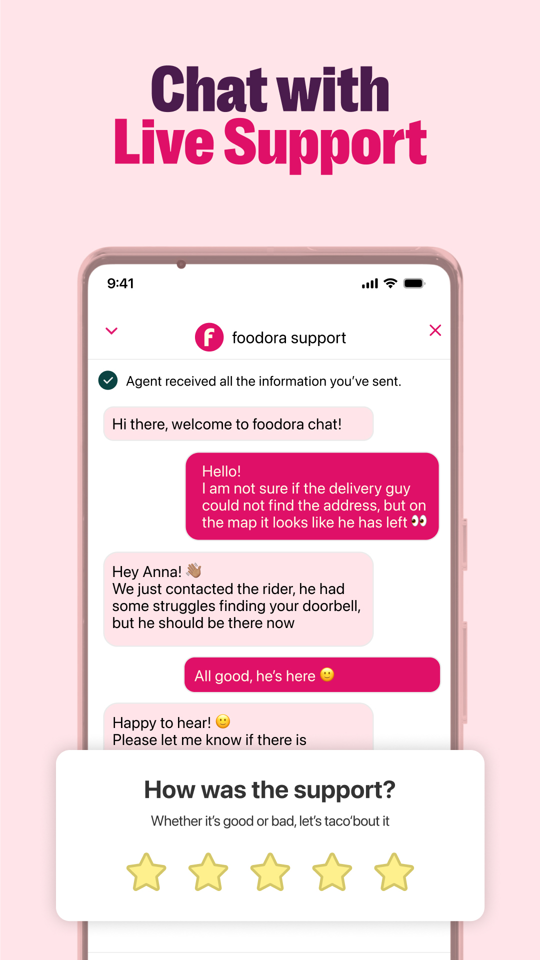 اسکرین شات 5 برنامه foodora: Food & Groceries