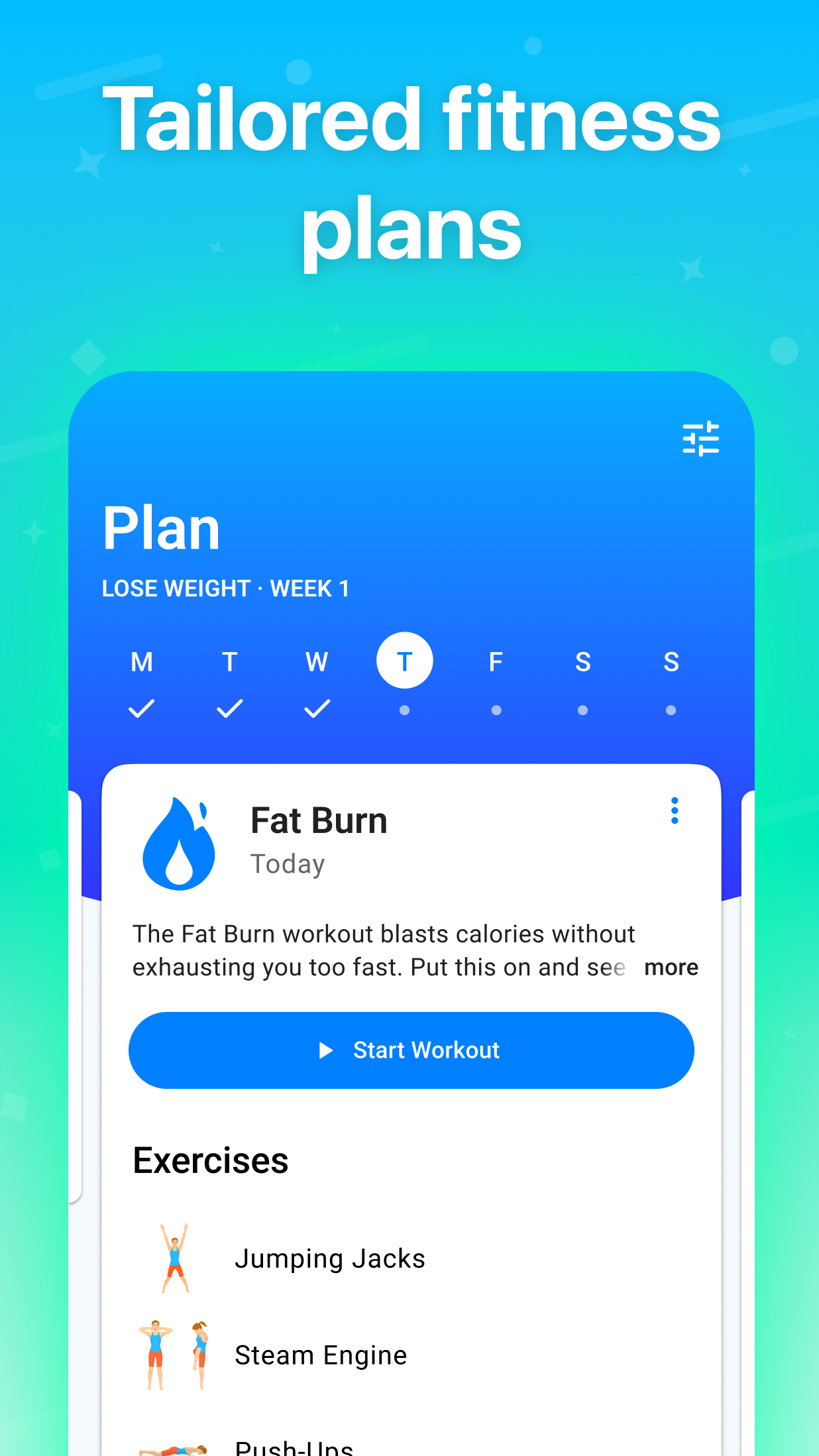 اسکرین شات 5 برنامه Seven - 7 Minute Workout