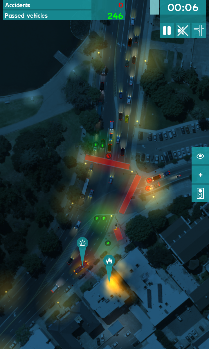 اسکرین شات 1 بازی Traffic Lanes 2