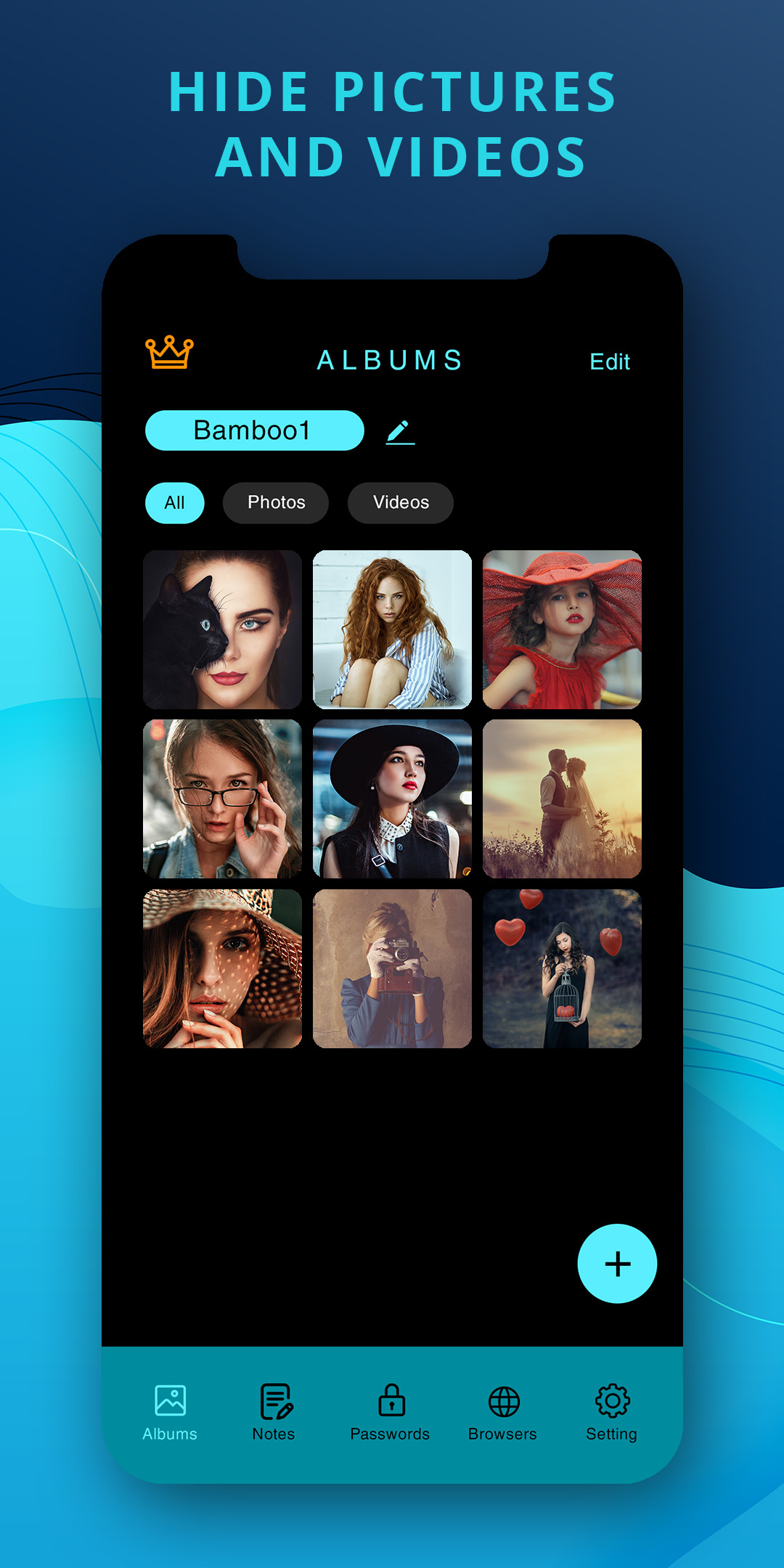اسکرین شات 1 برنامه Calculator Lock - Hide Photo