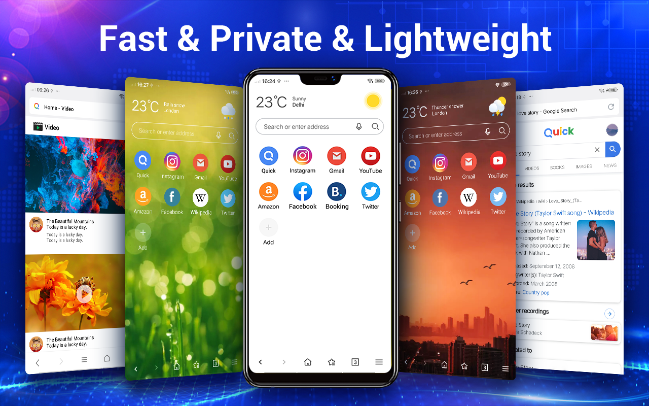 اسکرین شات 1 برنامه Web Browser - Secure Explorer