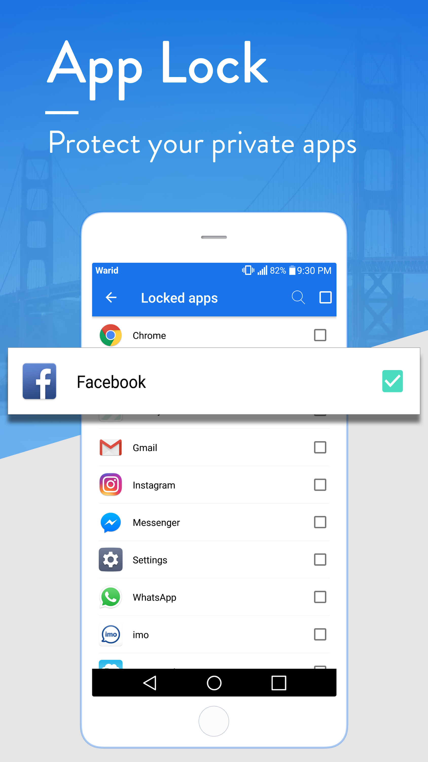 اسکرین شات 1 برنامه Vault, App Lock: Security Plus