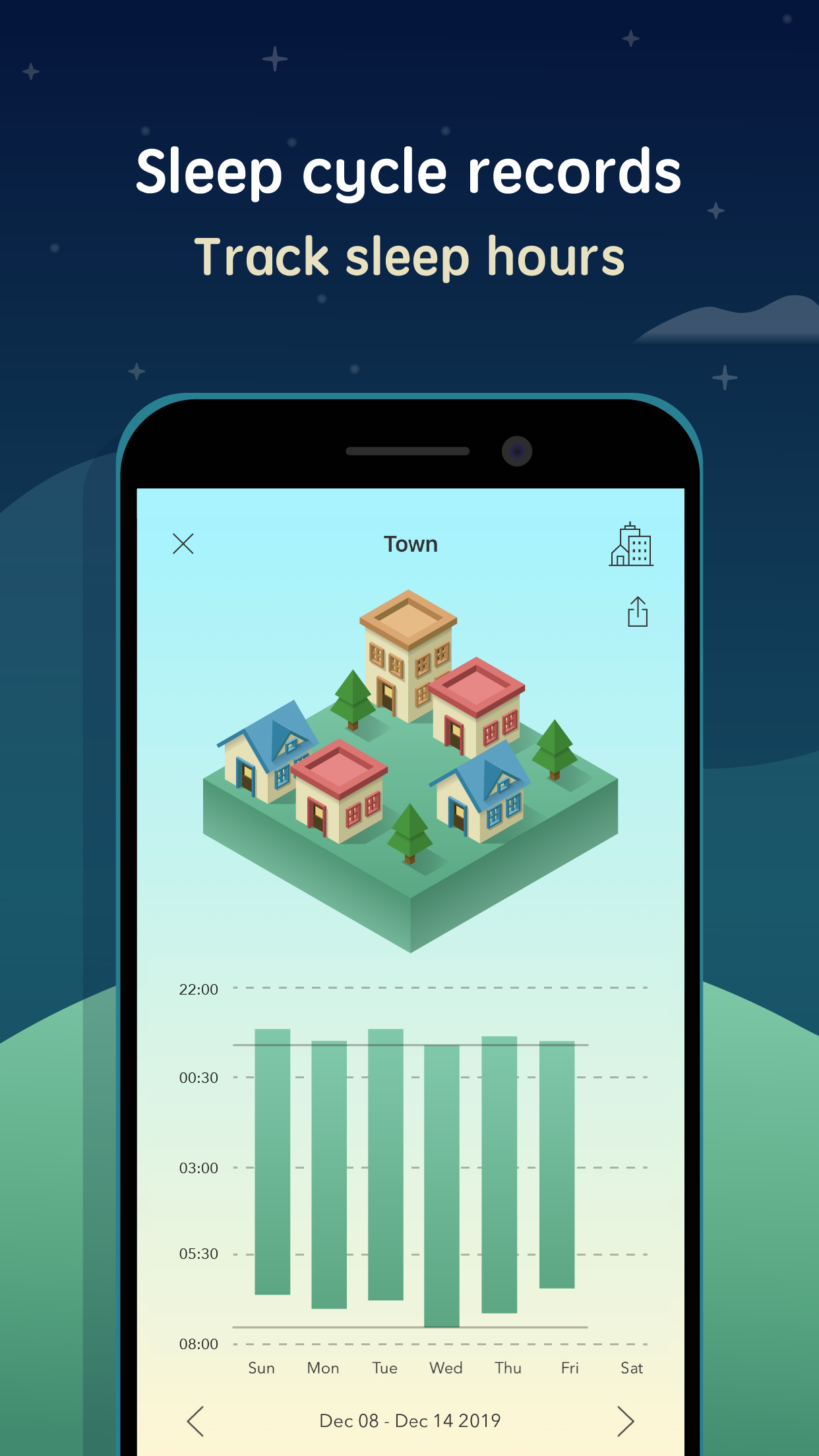 اسکرین شات 7 برنامه SleepTown