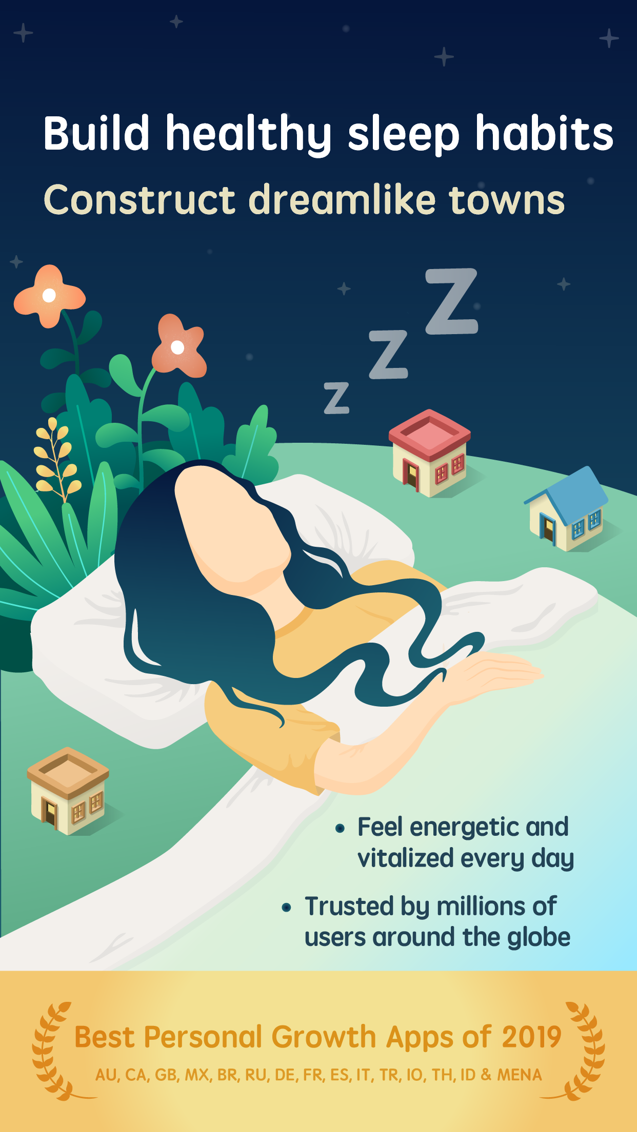 اسکرین شات 1 برنامه SleepTown