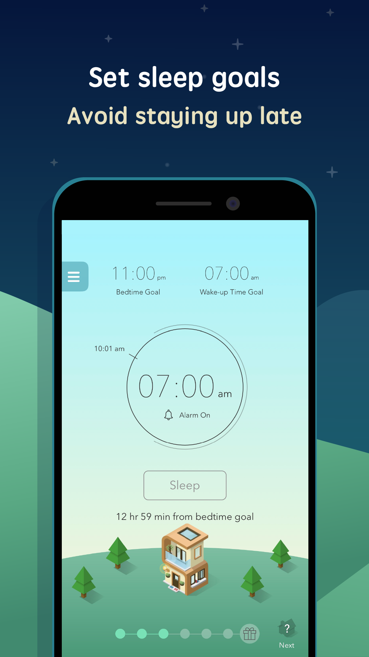 اسکرین شات 2 برنامه SleepTown