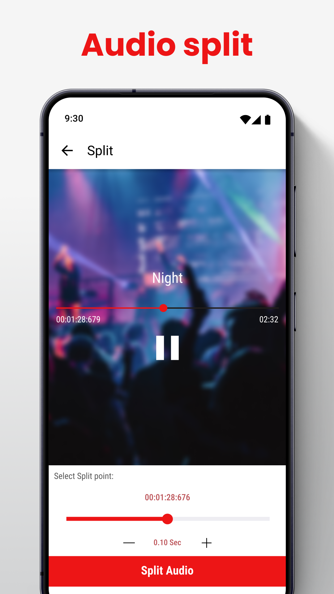 اسکرین شات 6 برنامه Mstudio : Audio & Music Editor