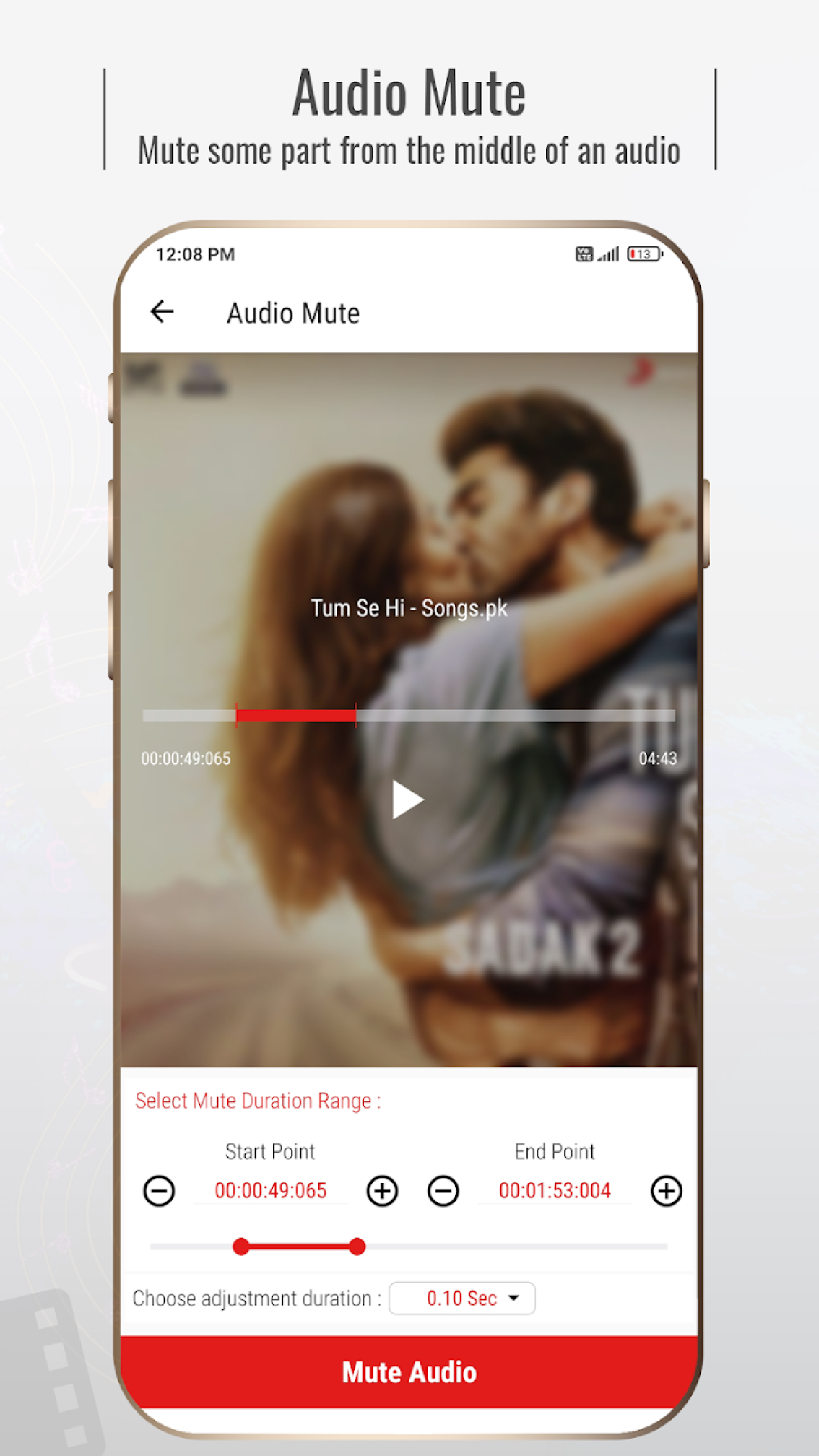 اسکرین شات 5 برنامه Mstudio : Audio & Music Editor